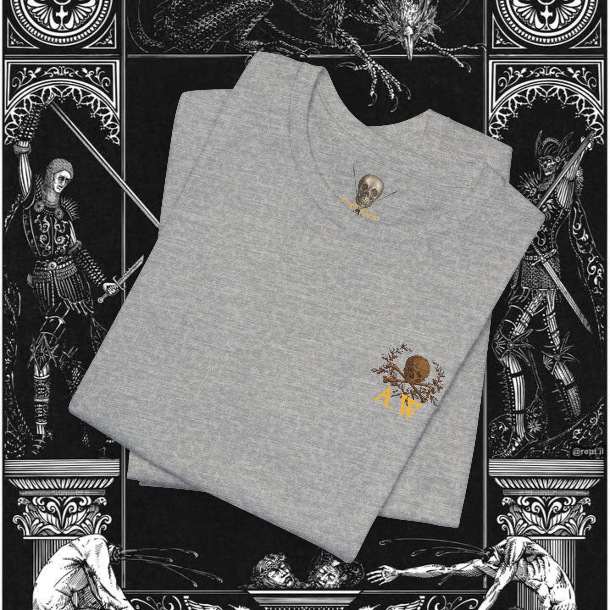 The Samurai's Vengeance Medieval Fantasy Graphic Shirt