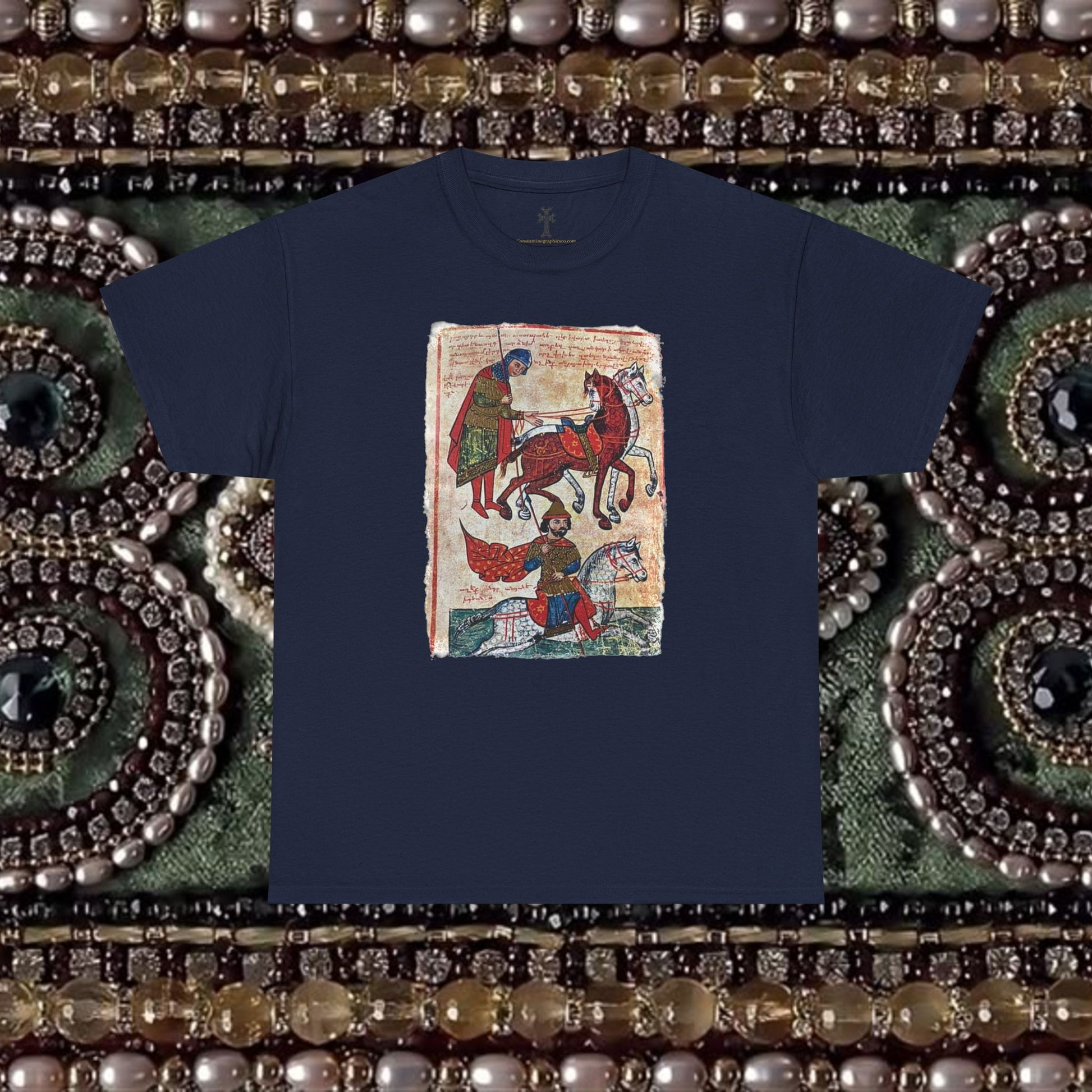 Ancient Armenian Manuscript Religious Graphic T-Shirt