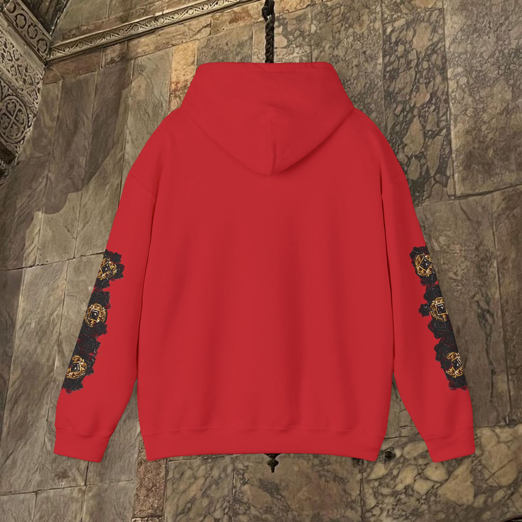 The Kings Fate Byzantine Inspired Graphic Hoodie Front Version
