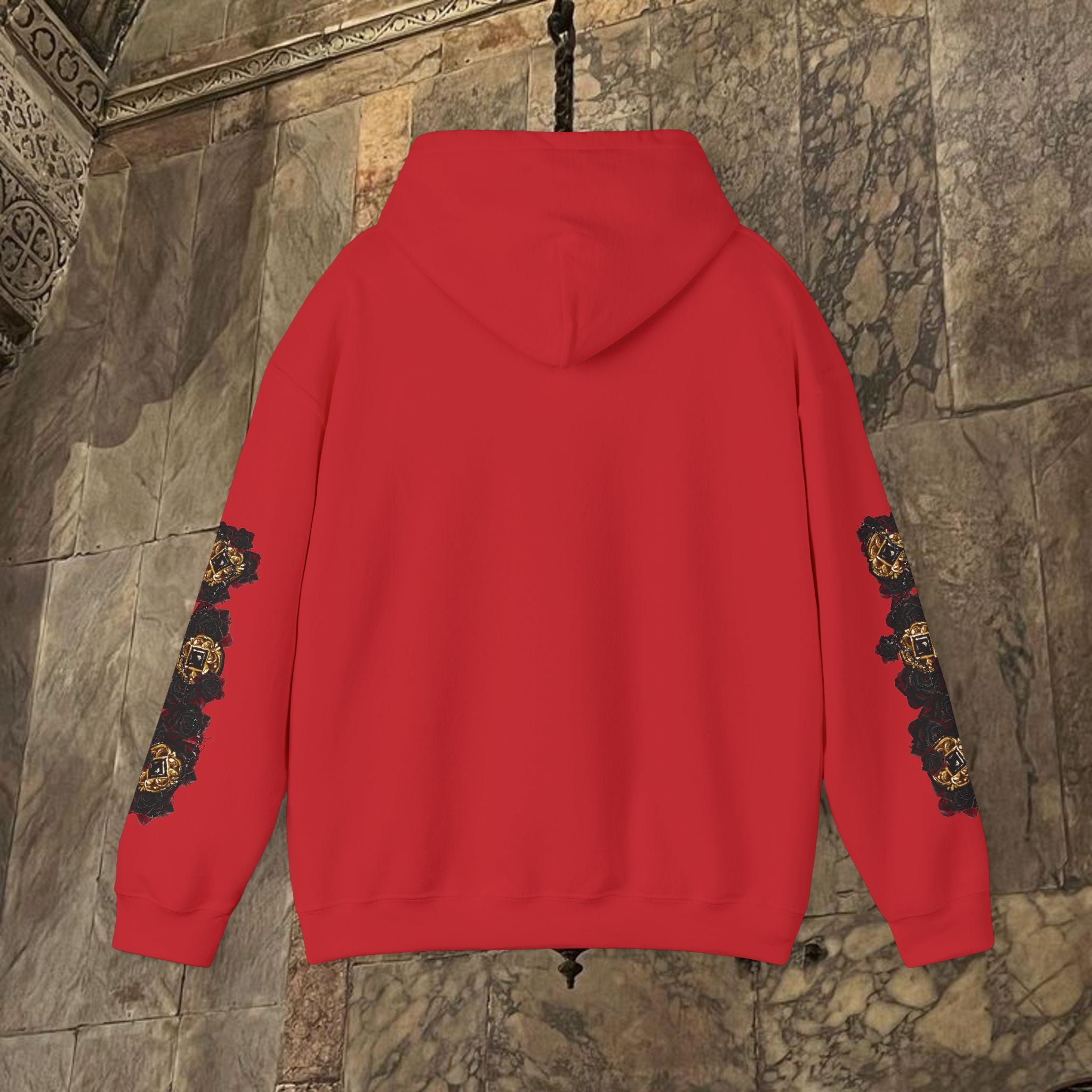 The Kings Fate Byzantine Inspired Graphic Hoodie Front Version