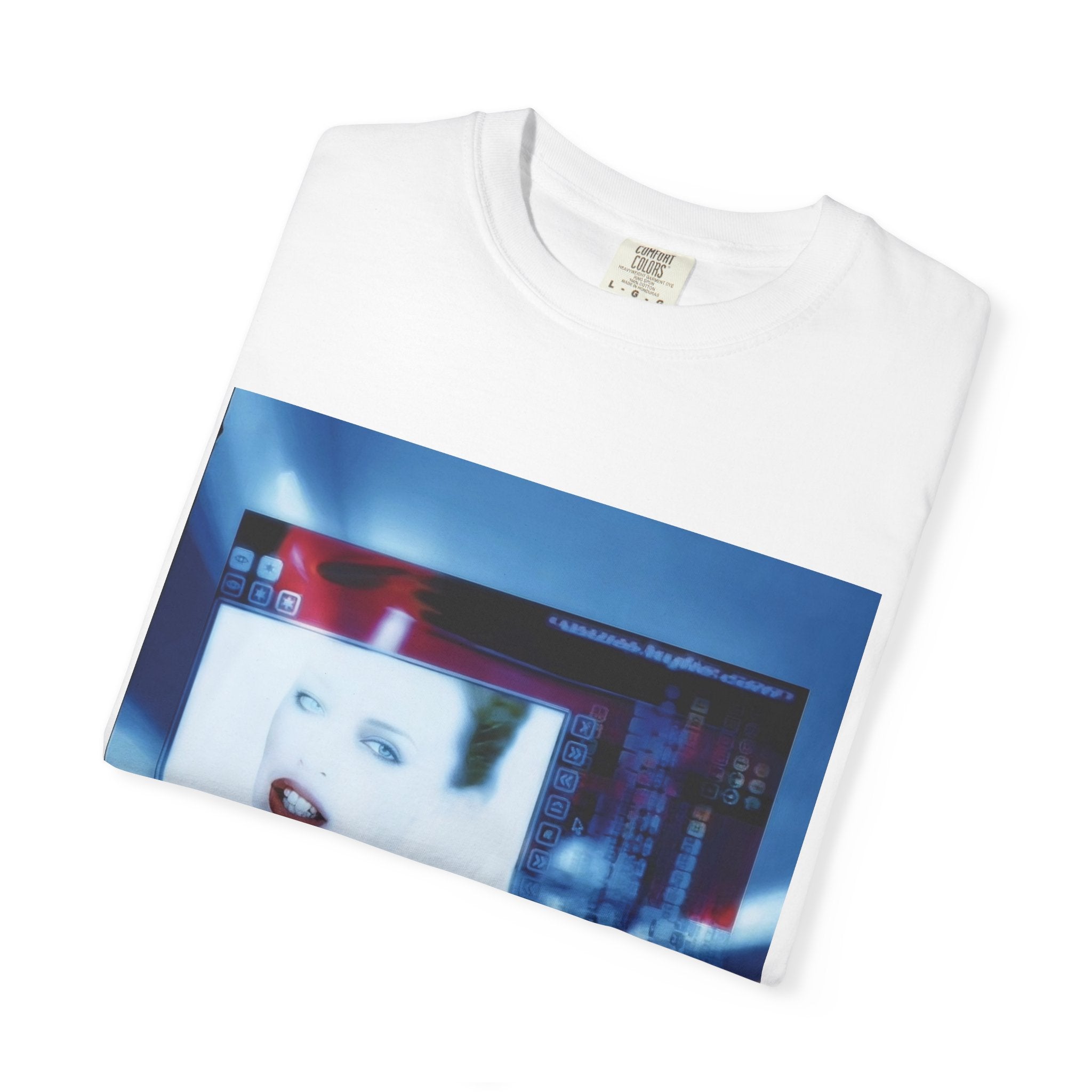 Digital Pop Up Cyber Y2K Graphic T-Shirt