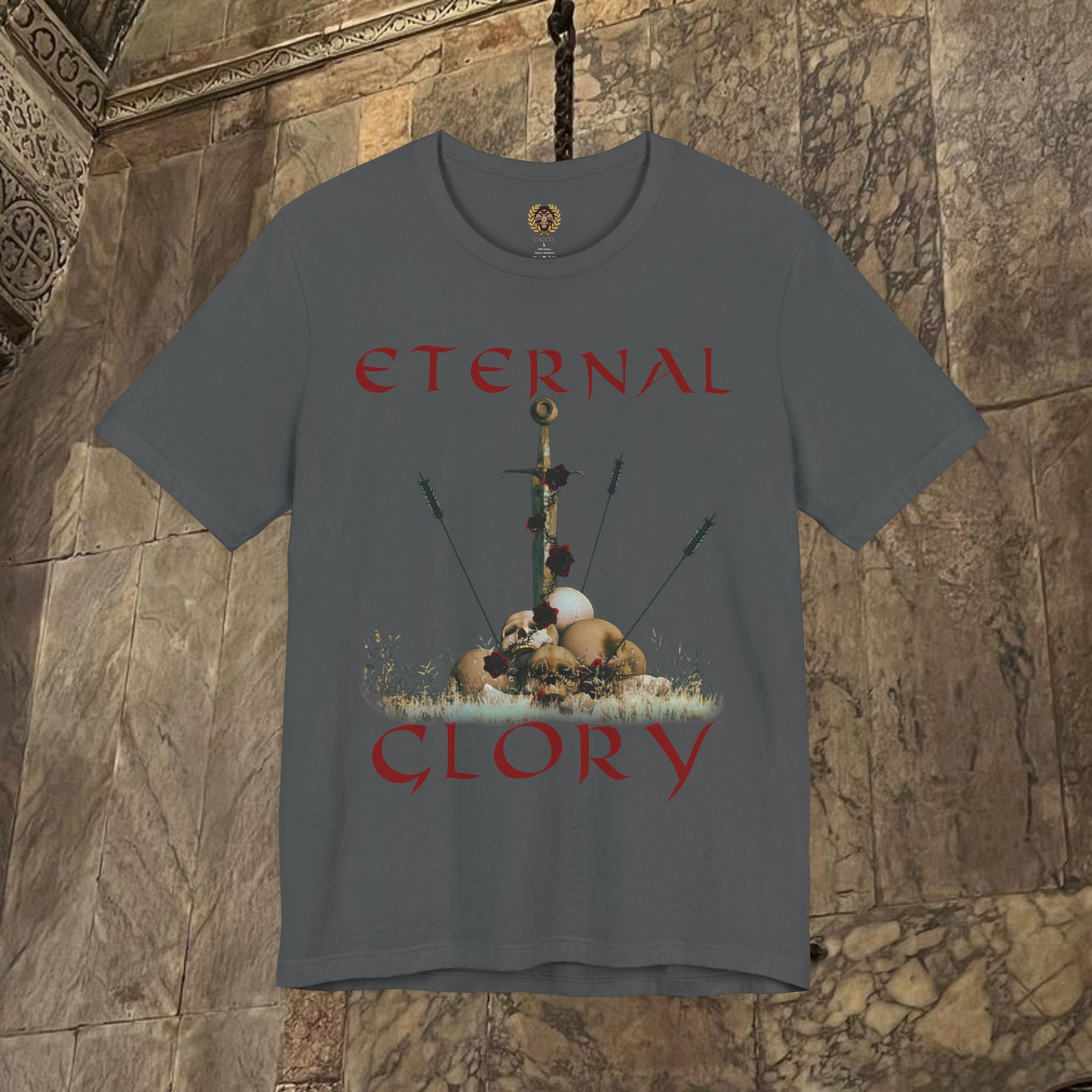 Eternal Glory of the Last Battle Cotton Graphic T-Shirt