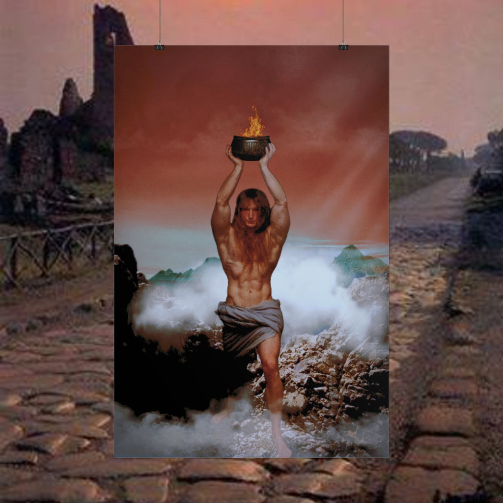 The Flame of Prometheus Classical Mythology Inspired Prints