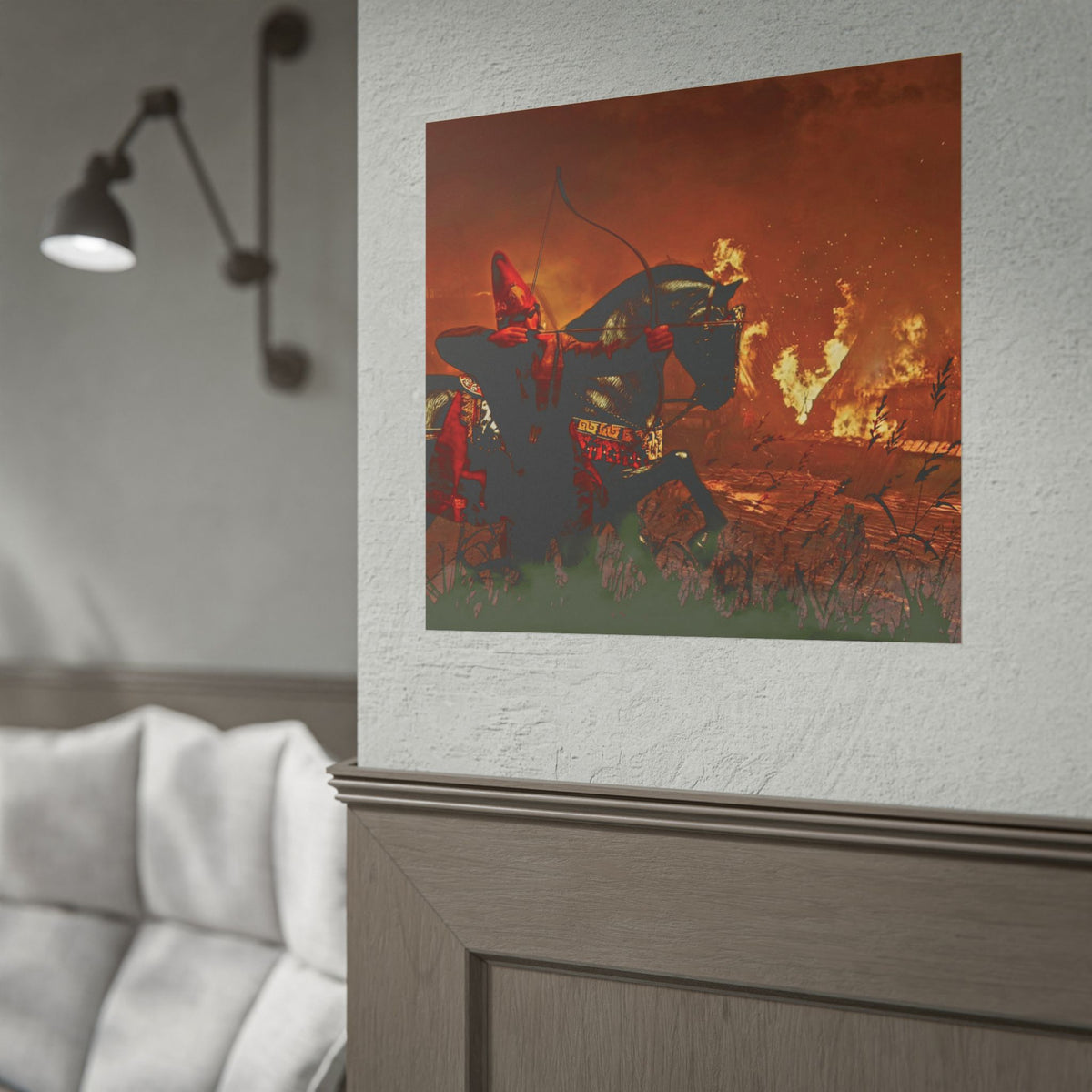 Sons of the Steppe: The Warrior's Conquest Early Medieval Inspired Fine Art Print