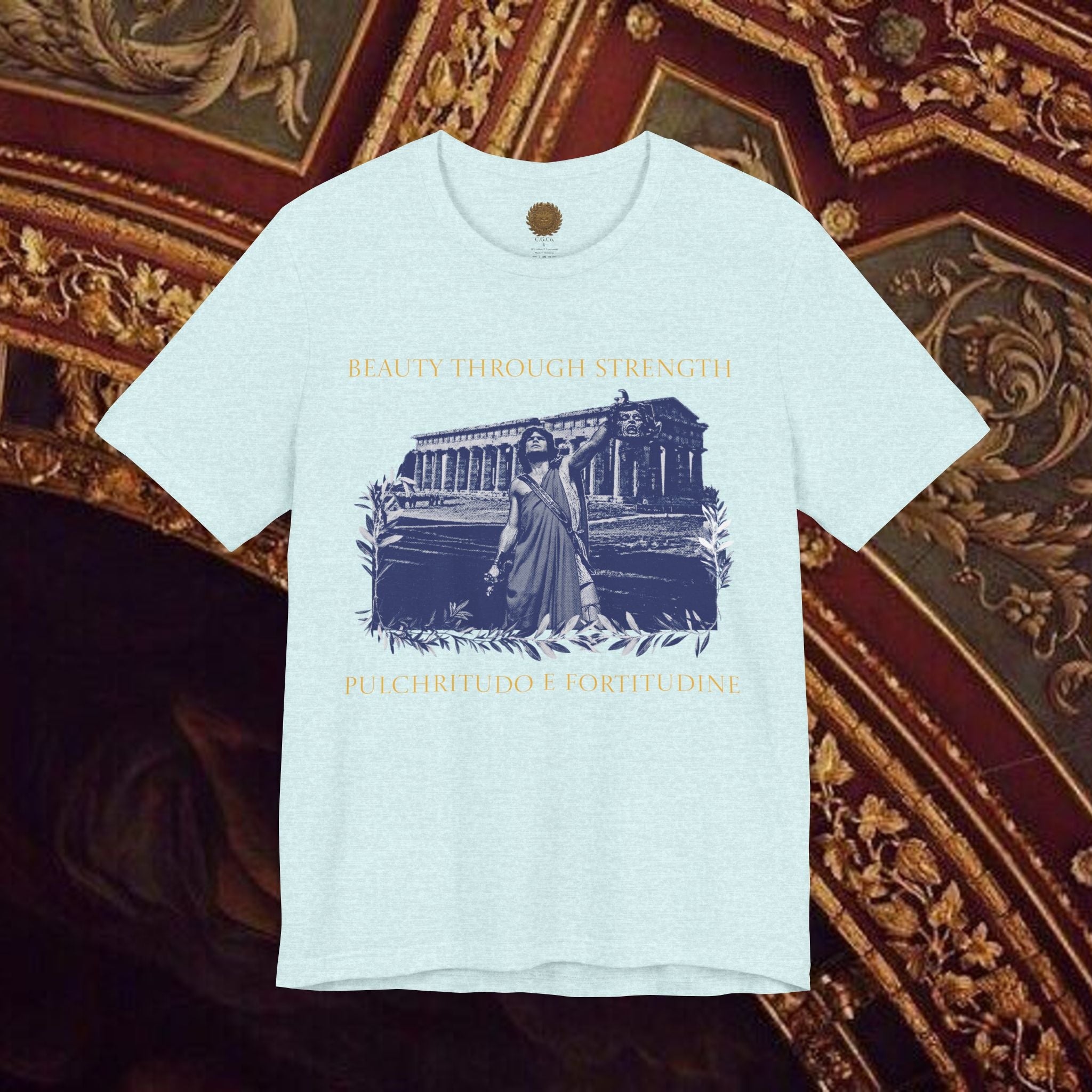 The Hero's Victory Classically-Themed Cotton Graphic T Shirt