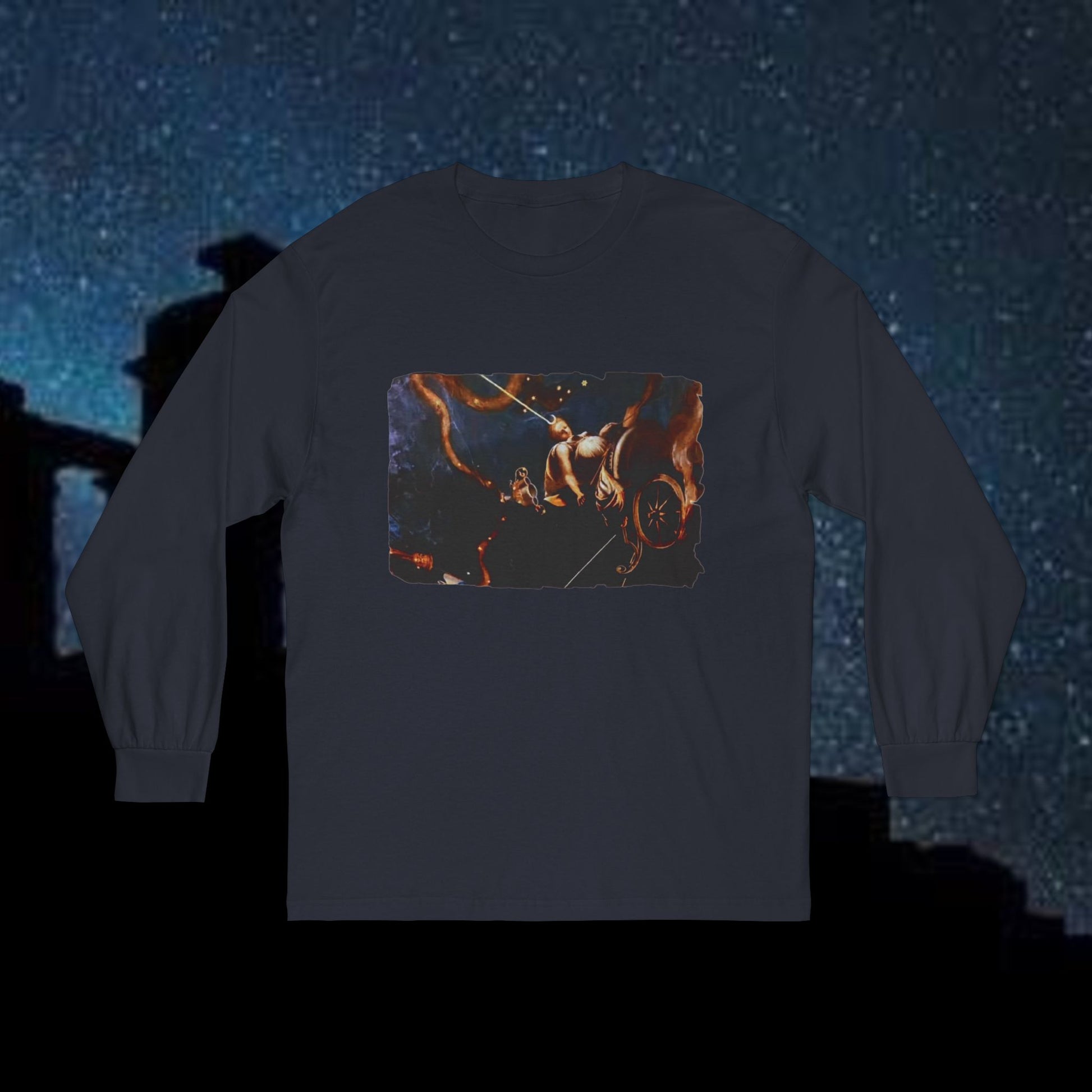 Goddess of the Cosmos Graphic Long Sleeve T-Shirt