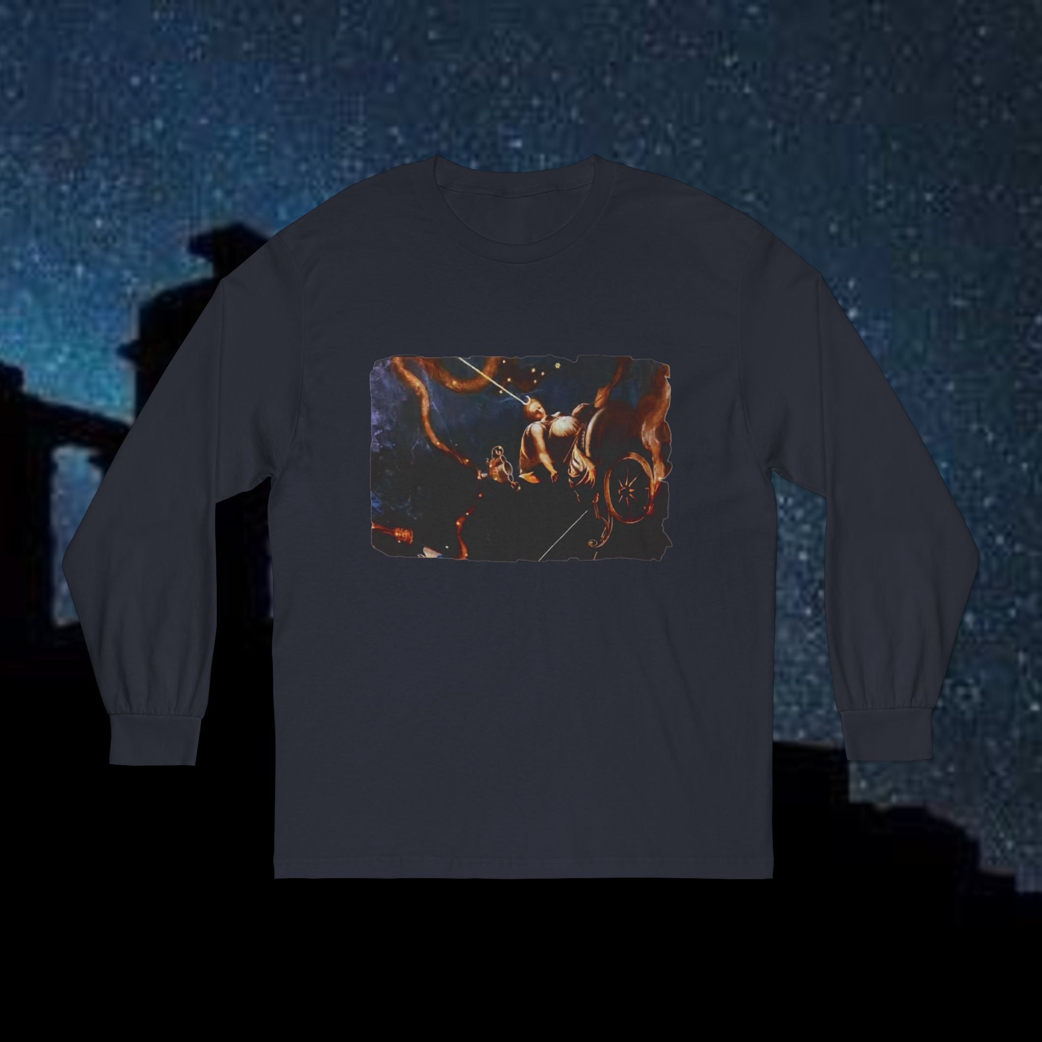 Goddess of the Cosmos Graphic Long Sleeve T-Shirt