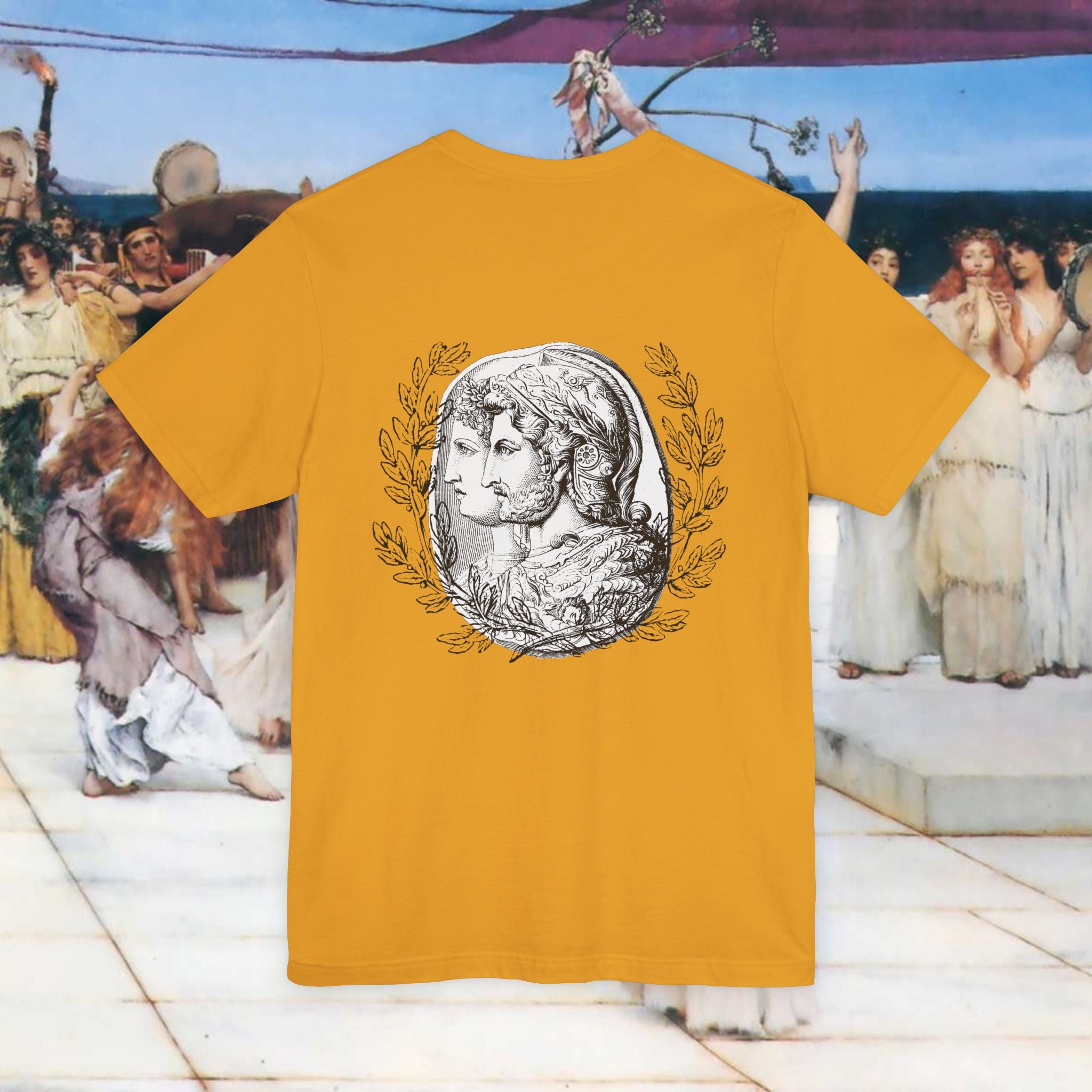 Roman Warrior Plumed Helmet Cameo T-Shirt