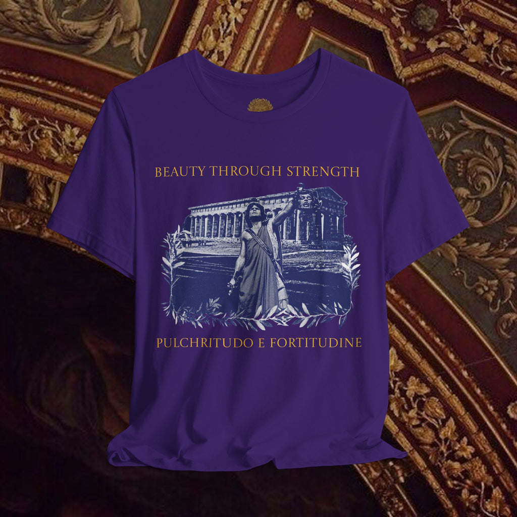 The Hero's Victory Classically-Themed Cotton Graphic T Shirt