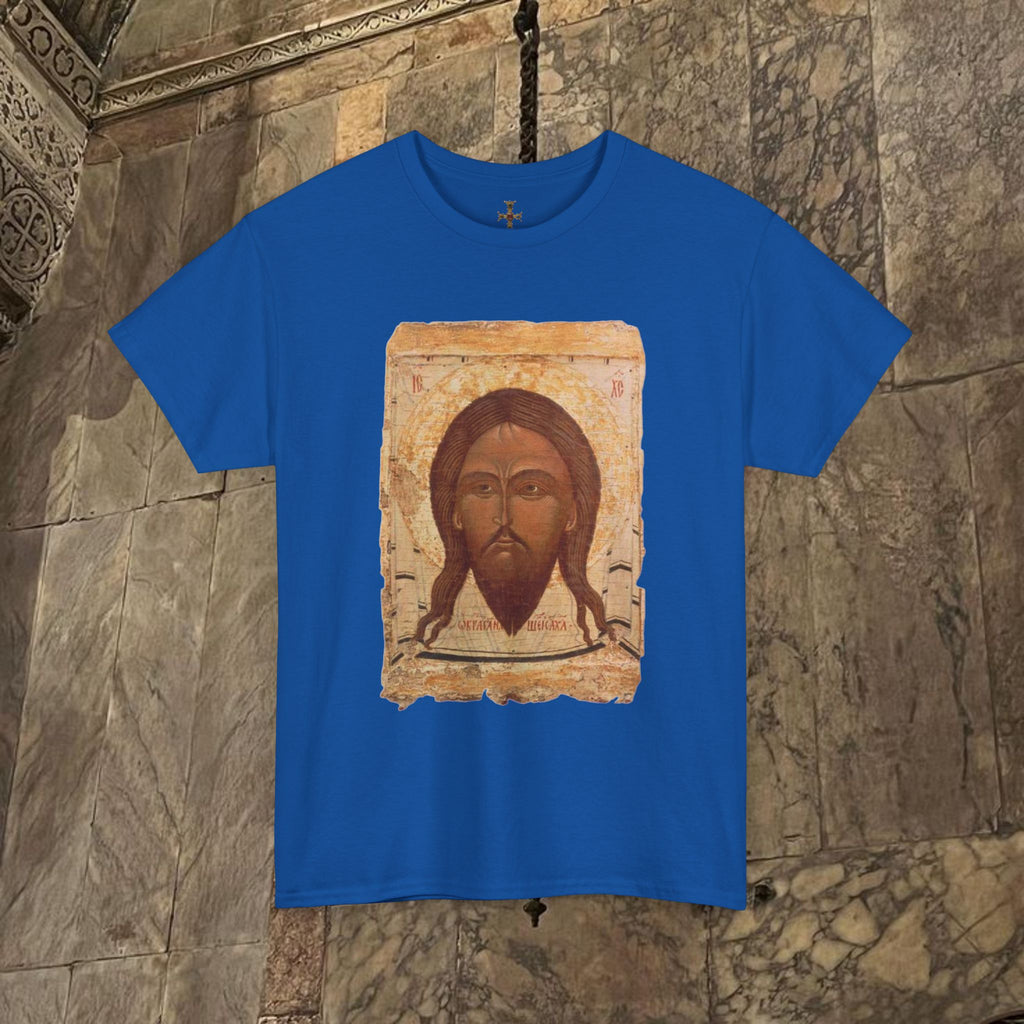Byzantine Manuscript Art T-Shirt - Sacred Divine Icon