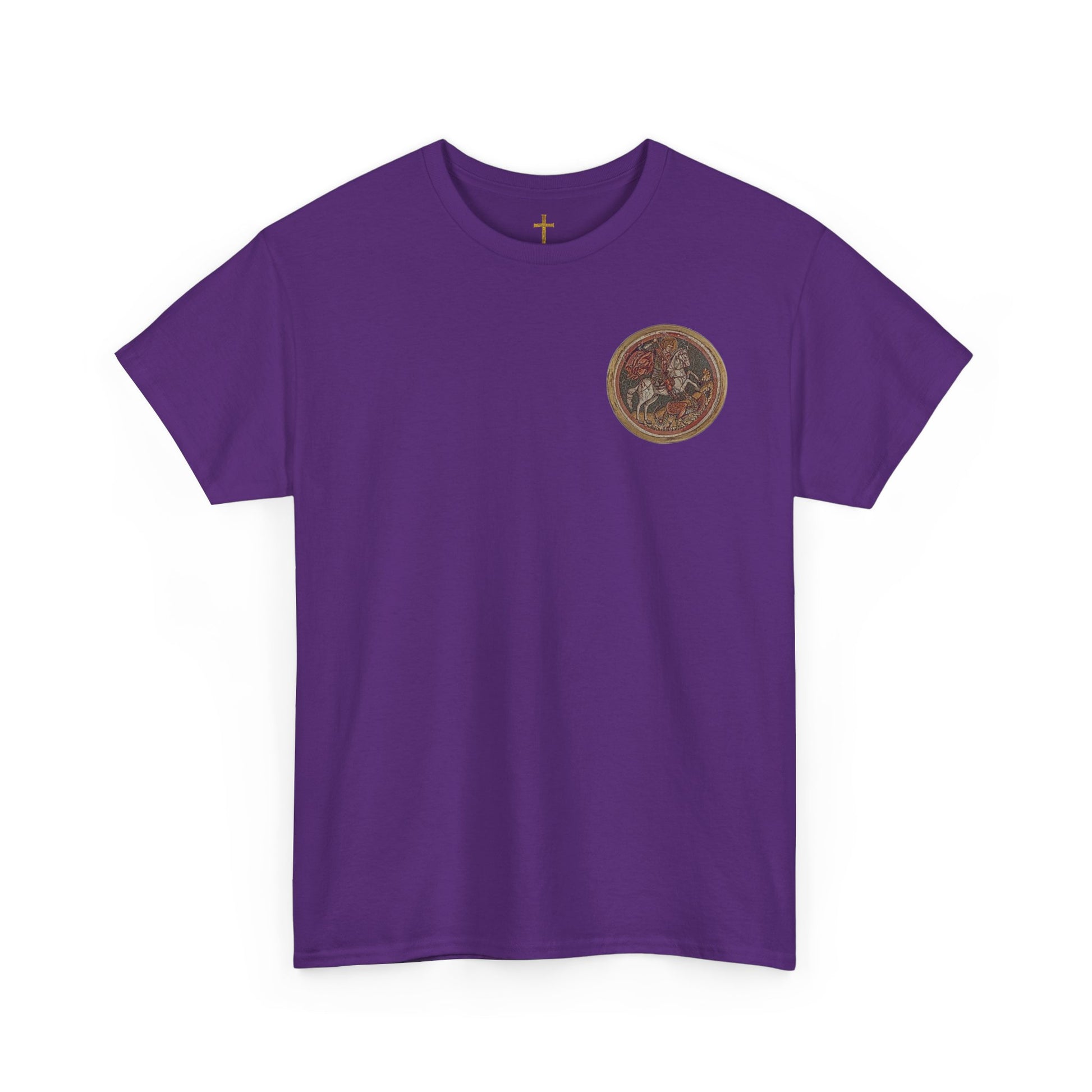 George the Dragon Slayer Graphic T-Shirt, Heavy Cotton Tee.