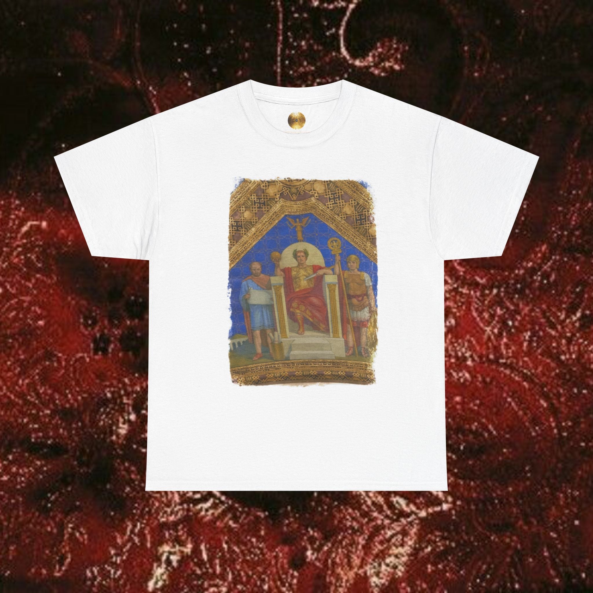 Imperial Throne Art Graphic T-Shirt- Eternal Ruler Design | Constantine Graphics