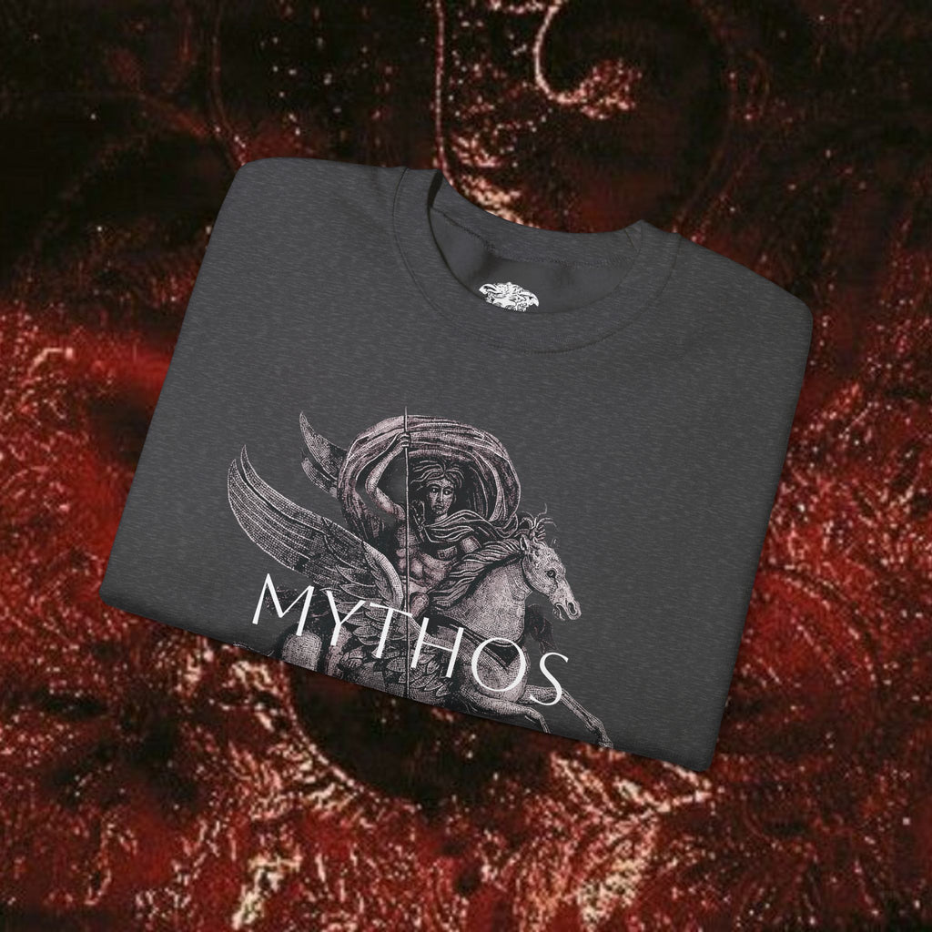 Warrior's Mythos Unisex Heavy Blend Sweatshirt.