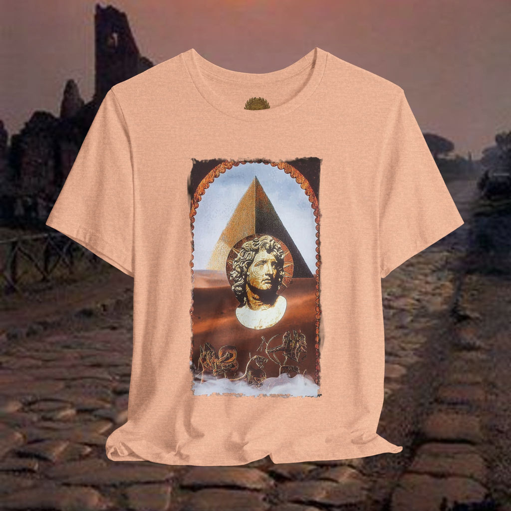 Alexander the Great In Egypt Pyramid Graphic T Shirt
