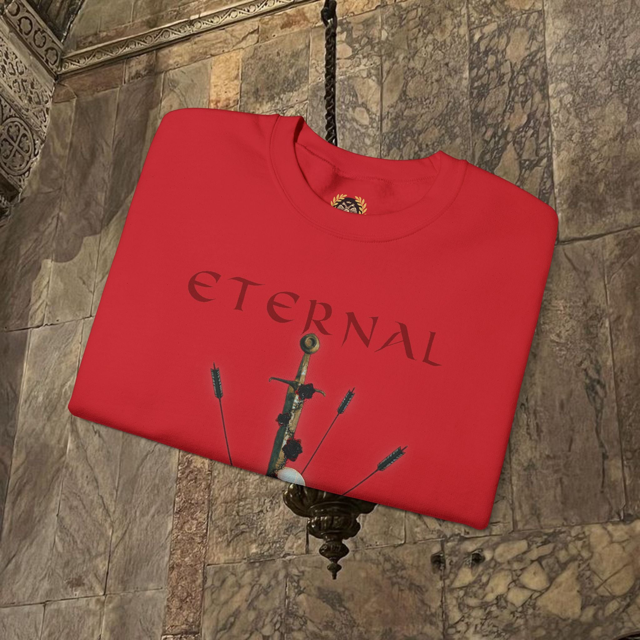 Eternal Glory of the Last Battle Crewneck Graphic Sweatshirt