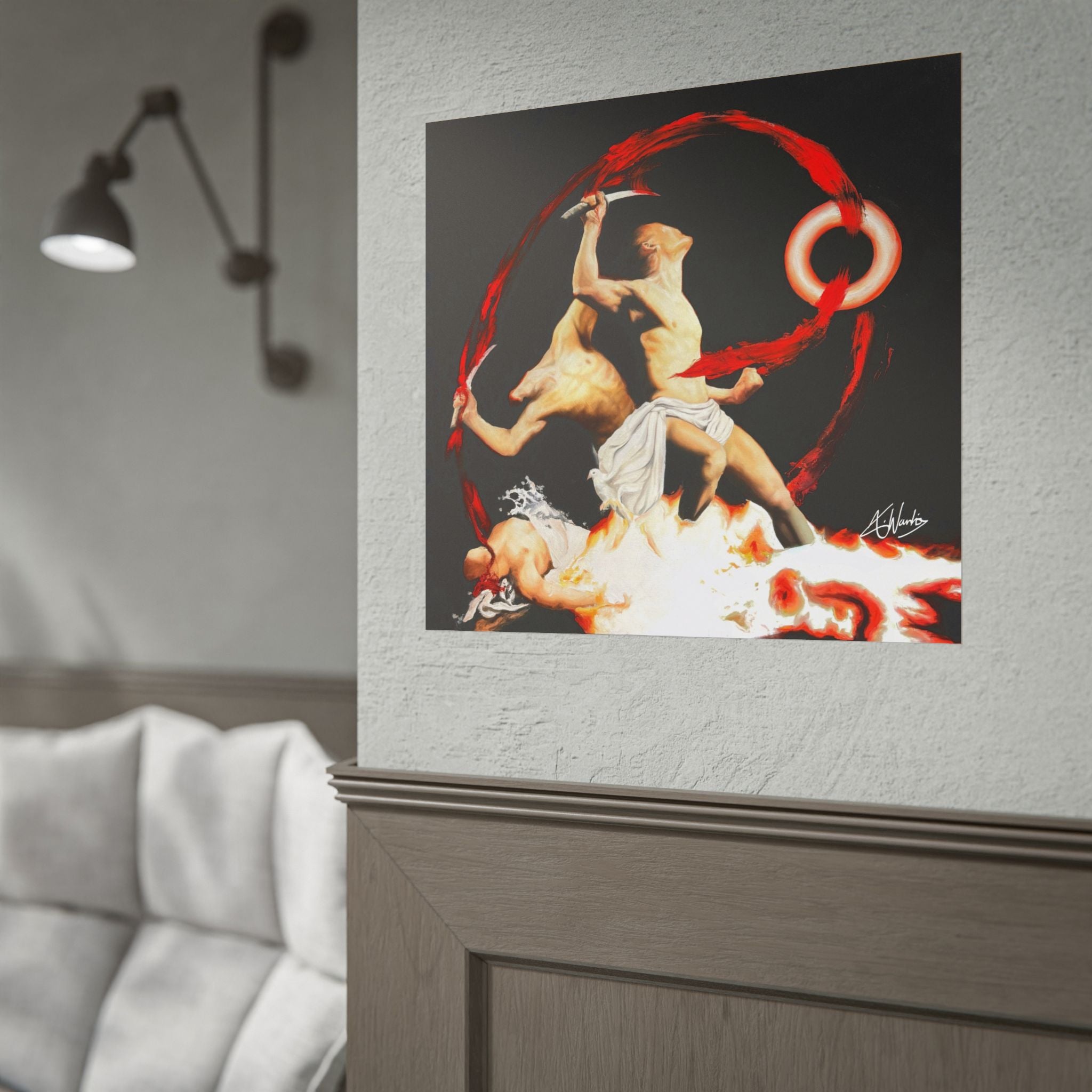 The Samurai's Vengeance Medieval Fantasy Fine Art Print