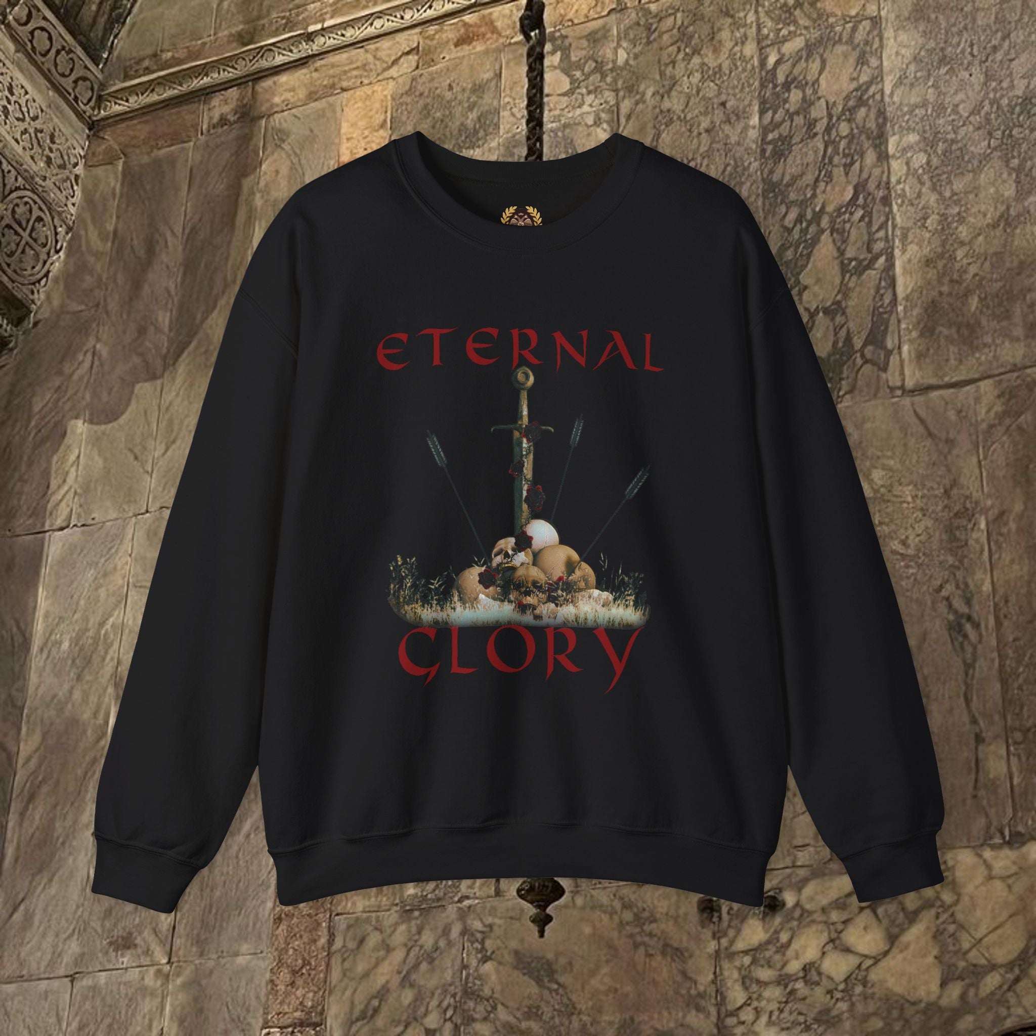 Eternal Glory of the Last Battle Crewneck Graphic Sweatshirt