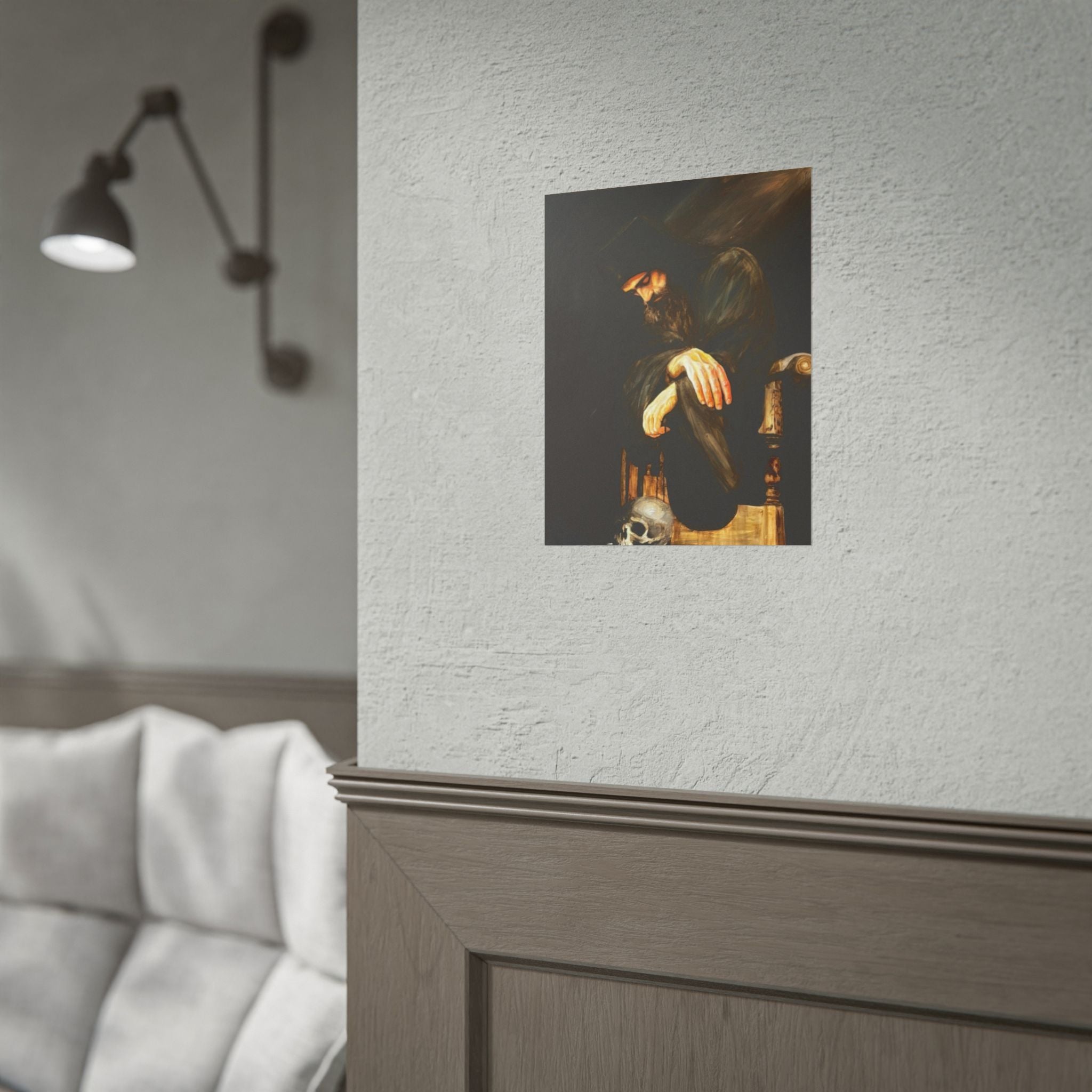 Man's Memento Medieval Fantasy Fine Art Print