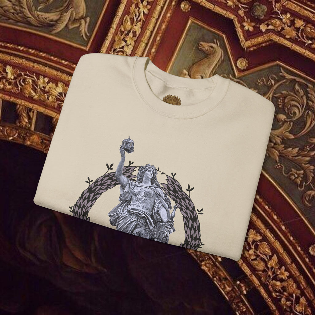 Goddess Victory Neo-Classical Crewneck Sweatshirt piece