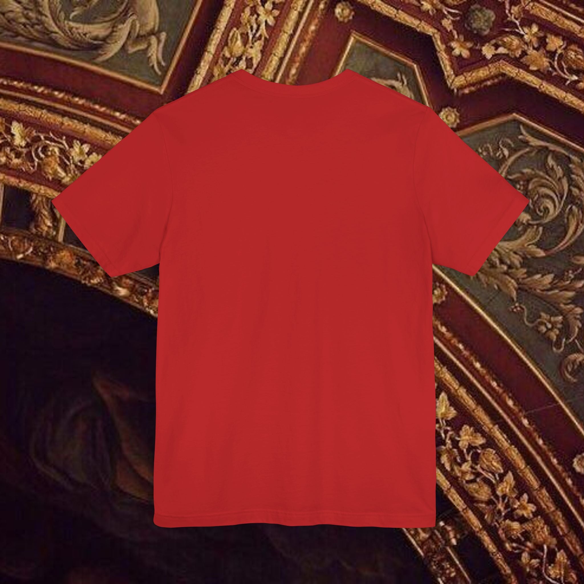 Guardian of the Temple Classically- Inspired Cotton Graphic T Shirt