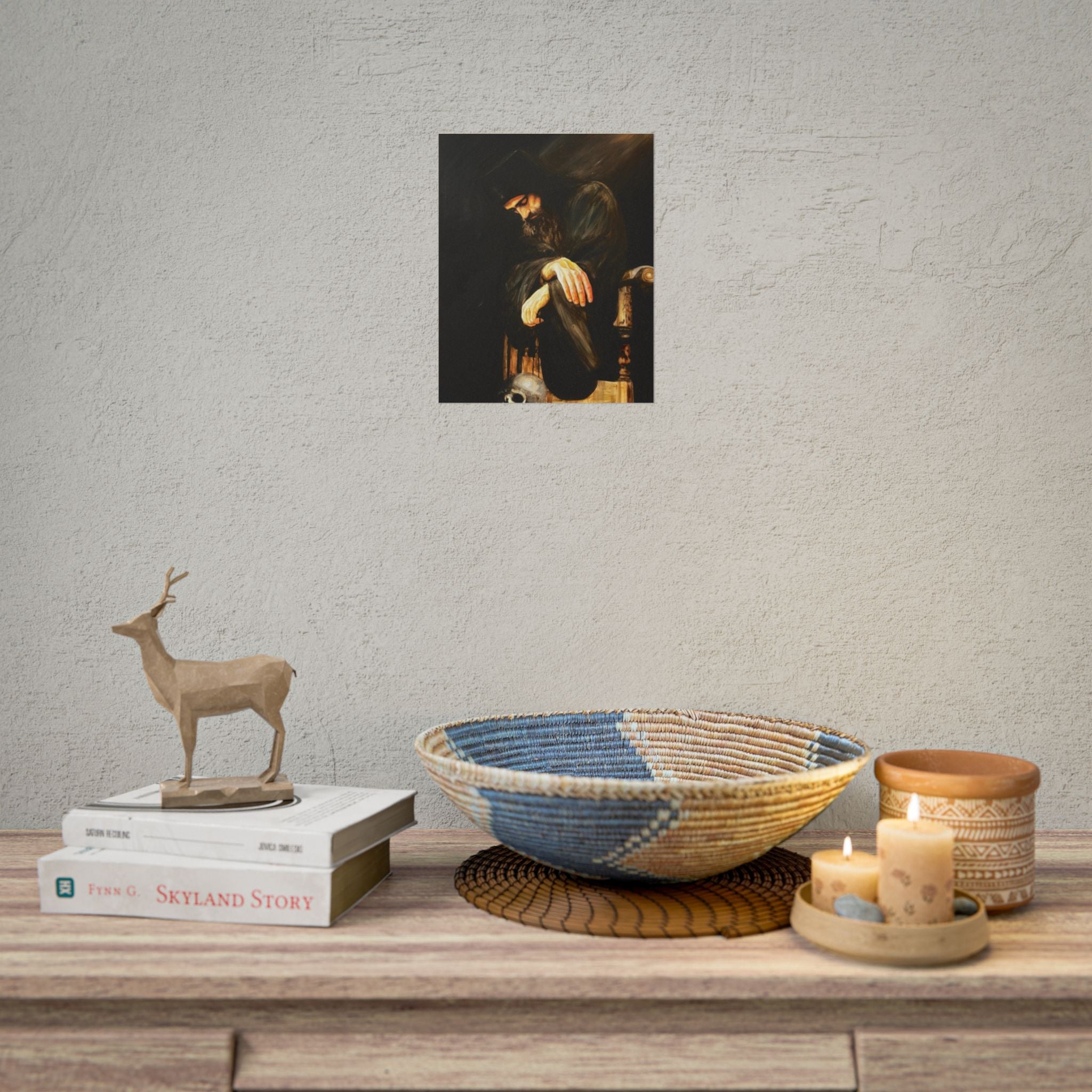 Man's Memento Medieval Fantasy Fine Art Print