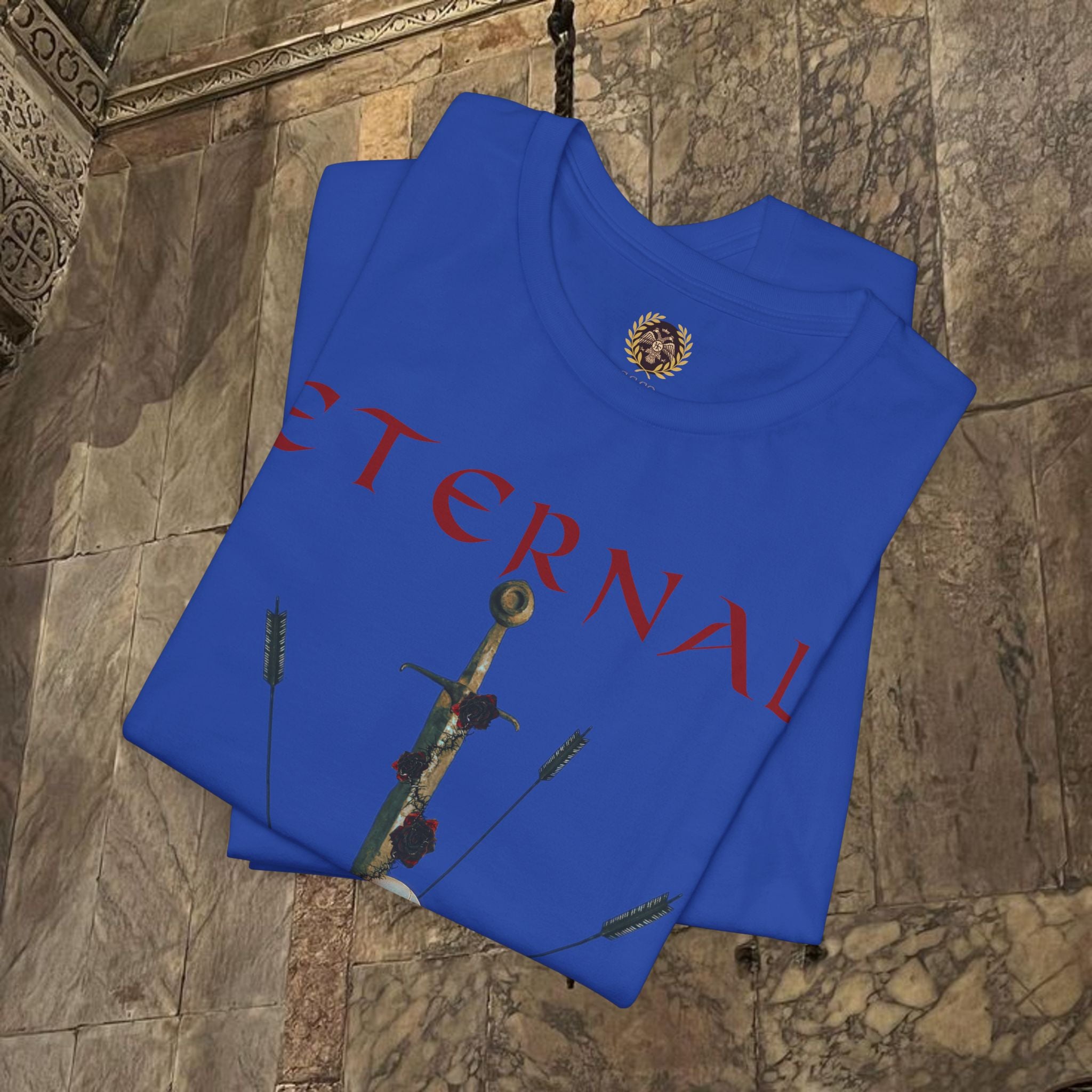 Eternal Glory of the Last Battle Cotton Graphic T-Shirt