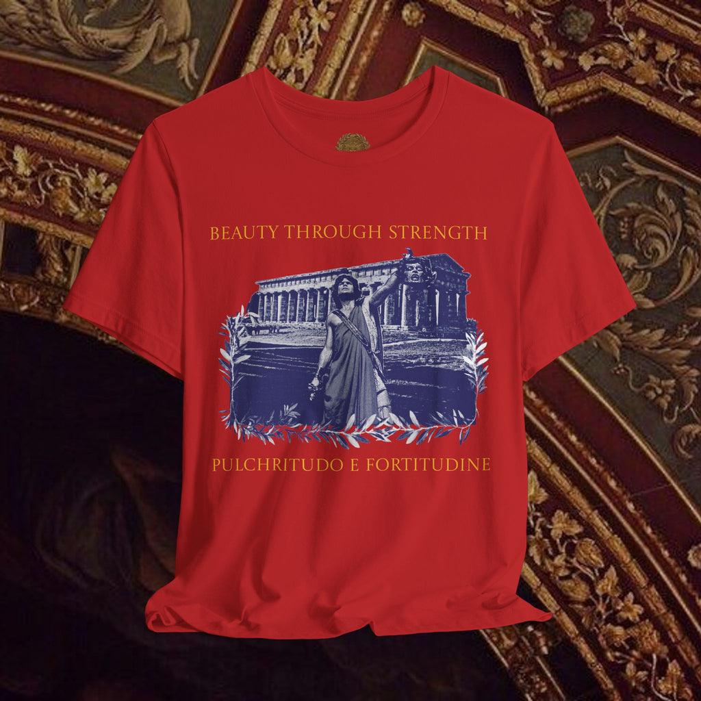 The Hero's Victory Classically-Themed Cotton Graphic T Shirt