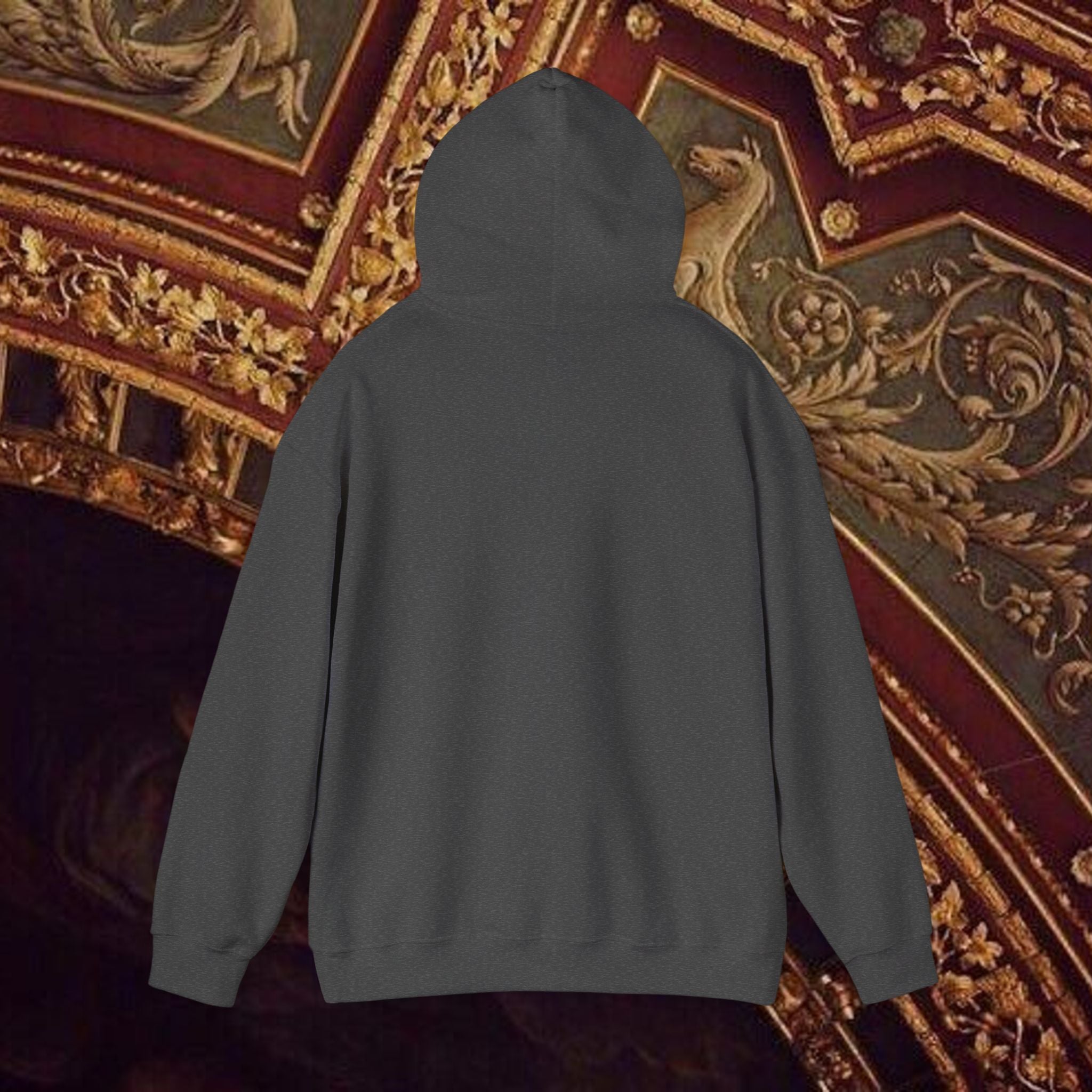 The Goddess's Protection Classically-Inspired Cotton Graphic Hoodie