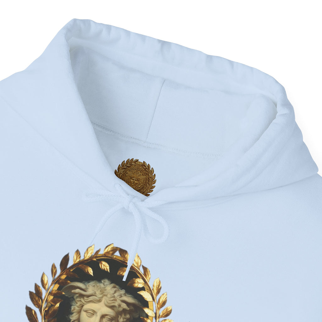 Medusa's Gaze Classical Mythology Inspired Unisex Heavy Blend Hooded Graphic Sweatshirt