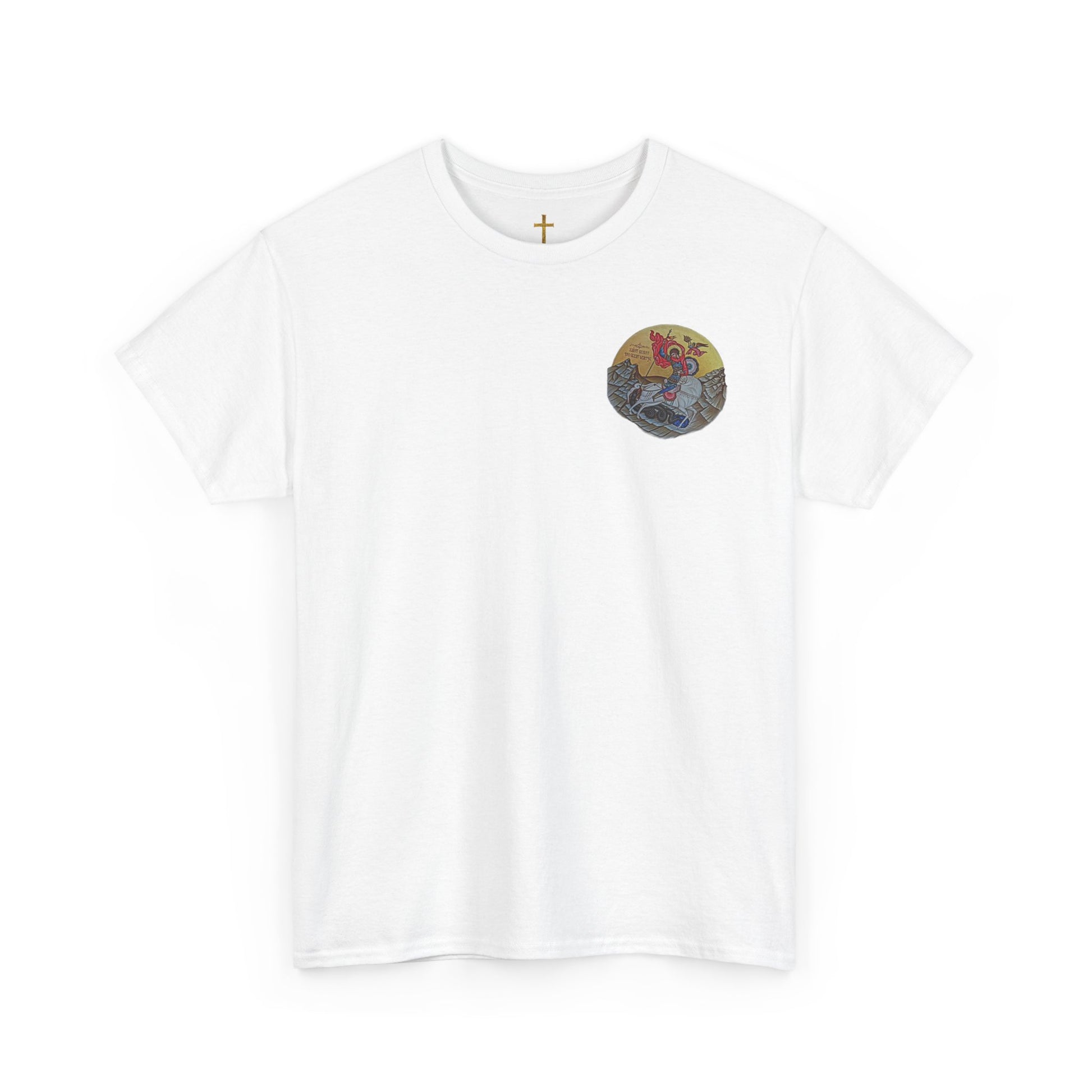George the Dragon Slayer Graphic T-Shirt, Unisex Heavy Cotton Shirt