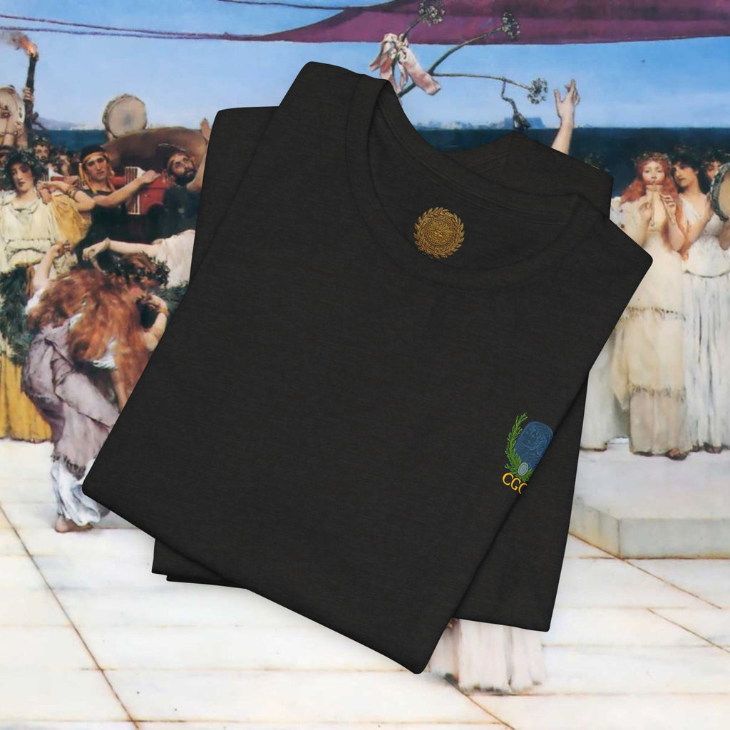 Roman Warrior Plumed Helmet Cameo T-Shirt