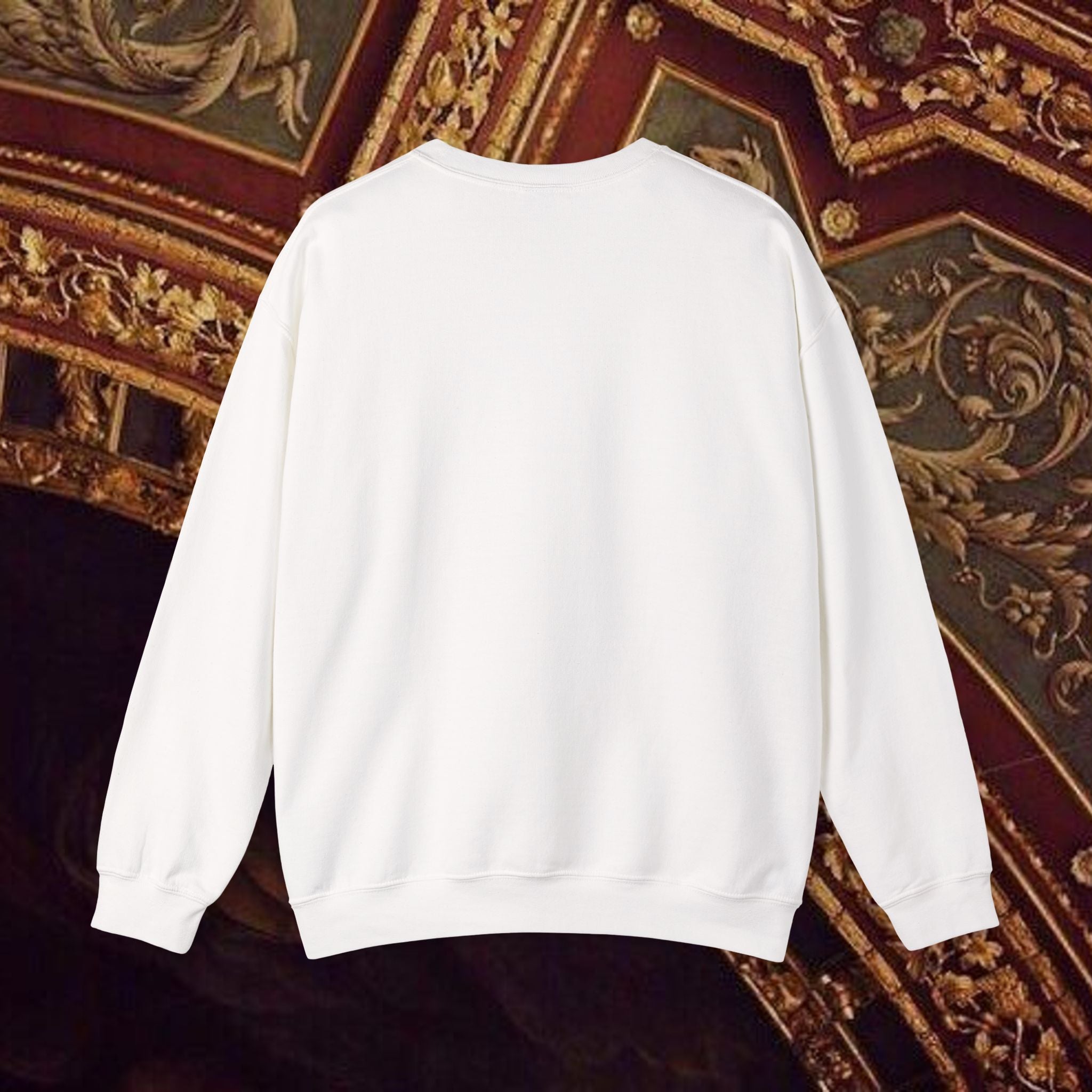 Beauty Through Strength Classically-Inspired Cotton Graphic Sweatshirt