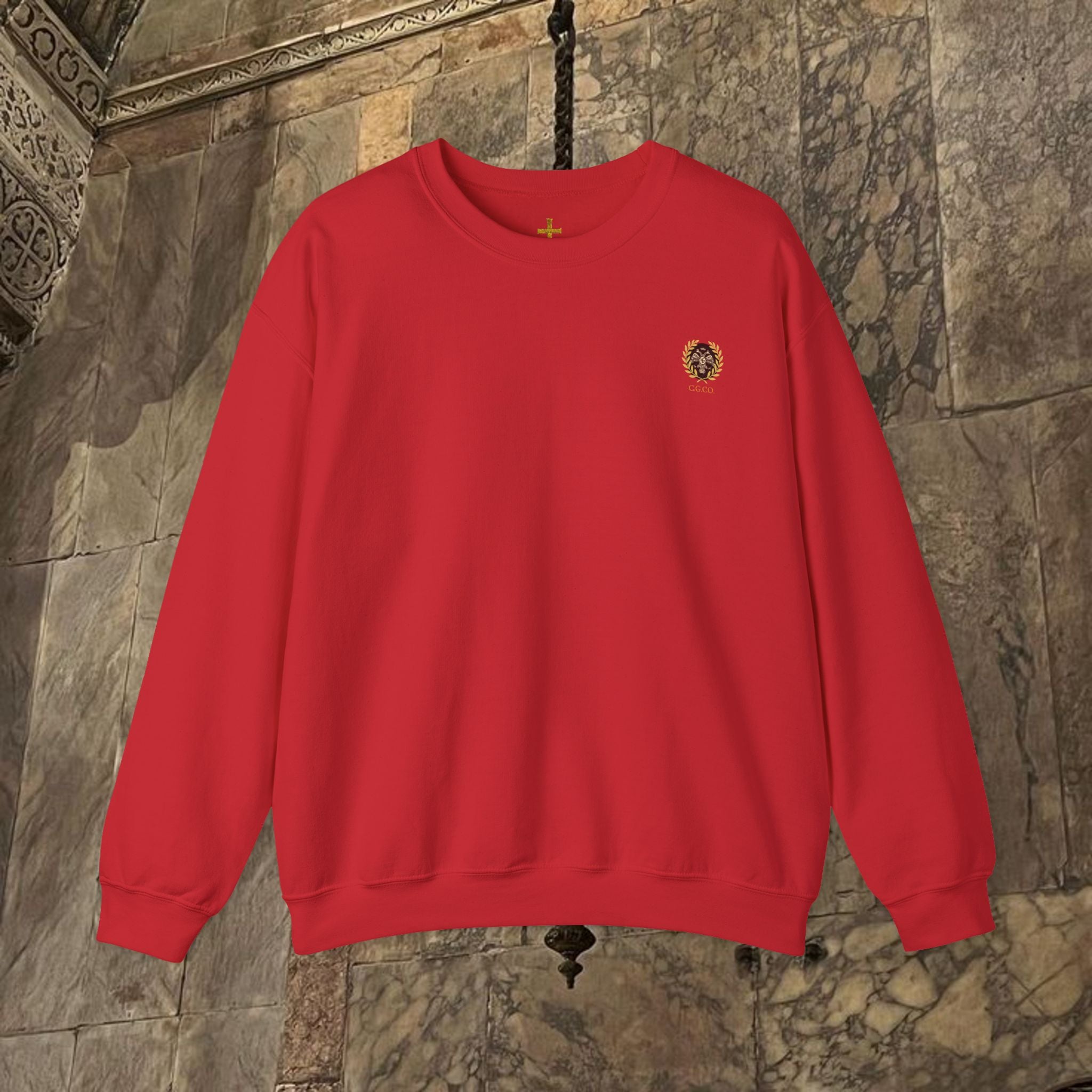 The Last Great Emperor Byzantine Inspired Crewneck Sweatshirt Back Version