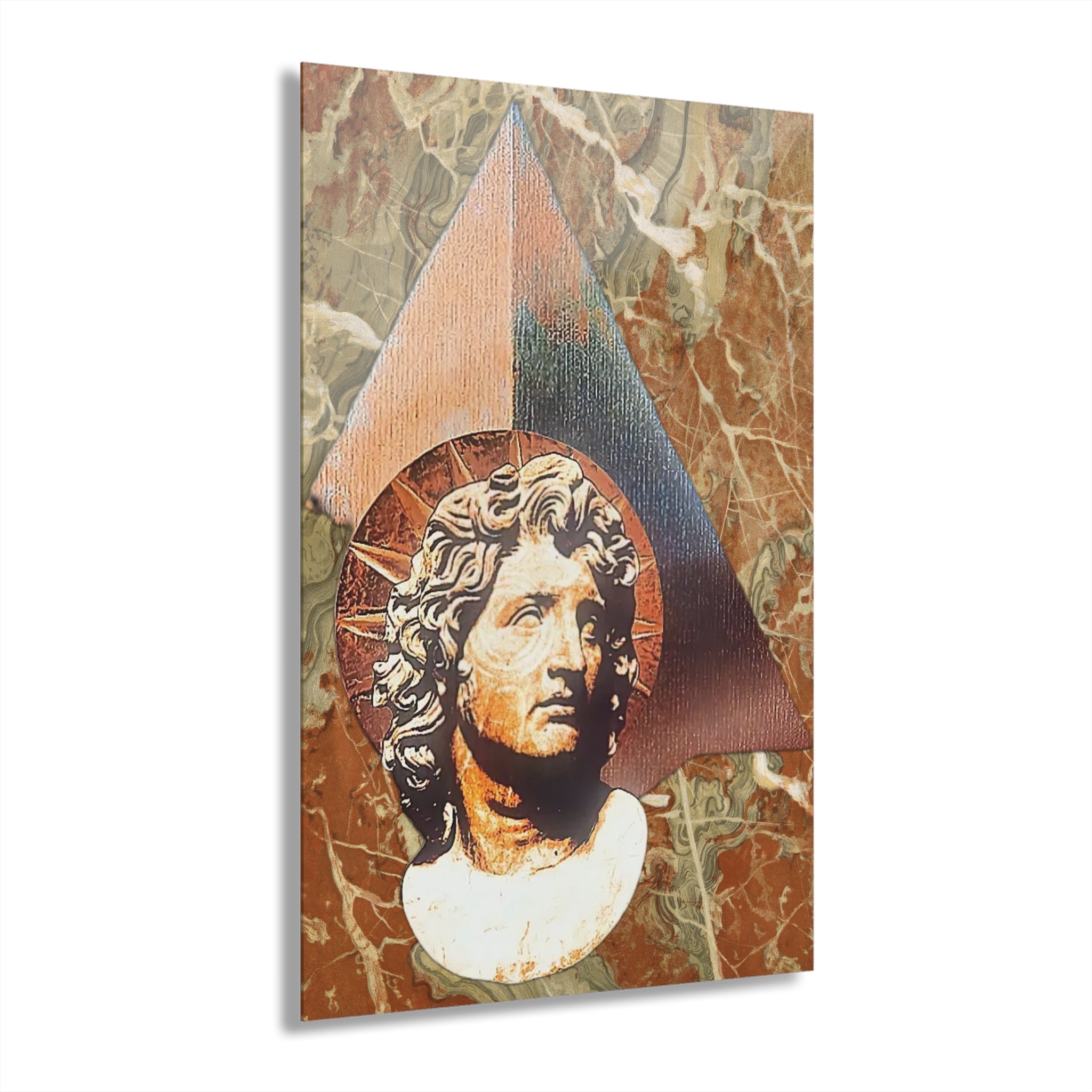 Alexander The Great In Egypt Pyramid Acrylic Print
