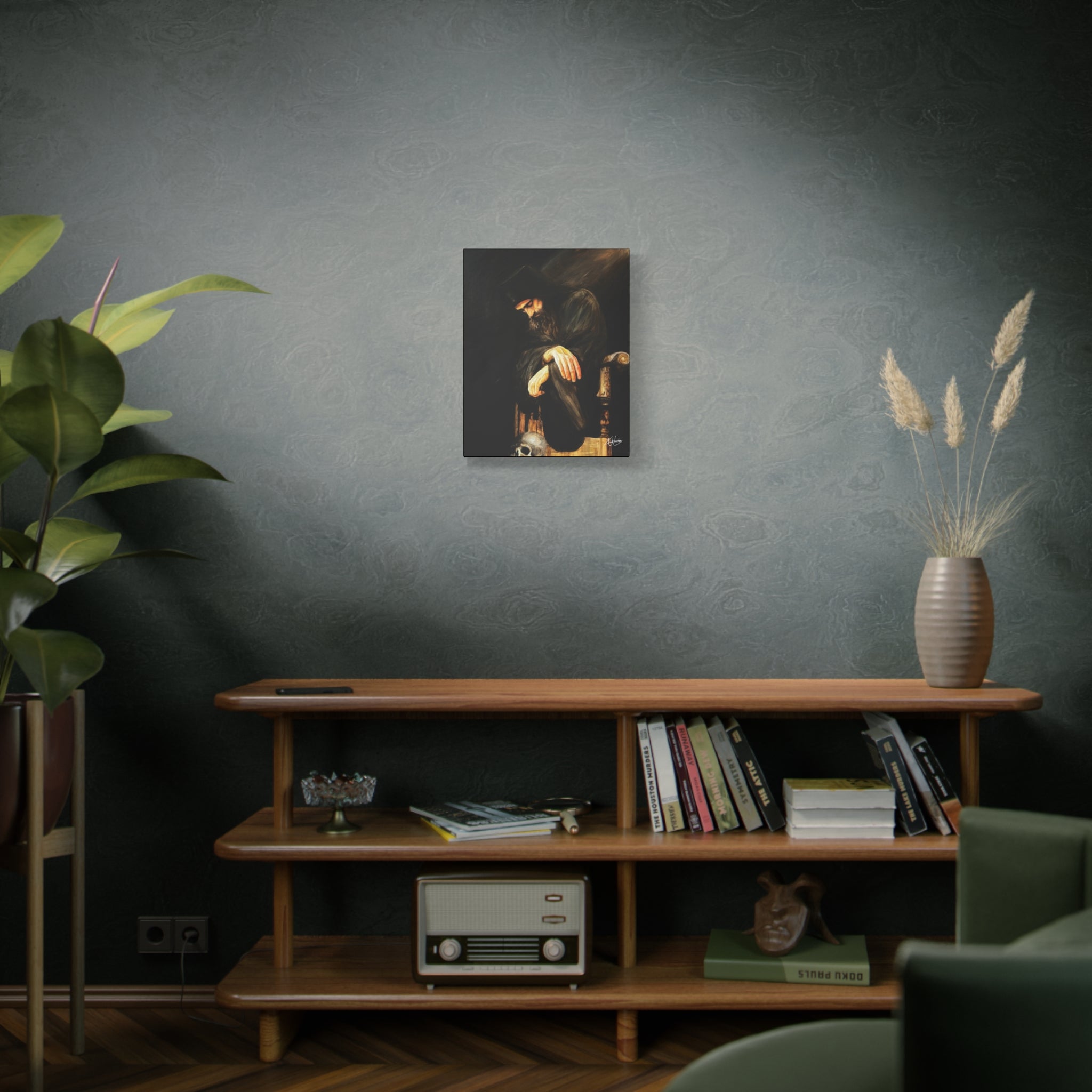 Man's Memento Medieval Fantasy Canvas