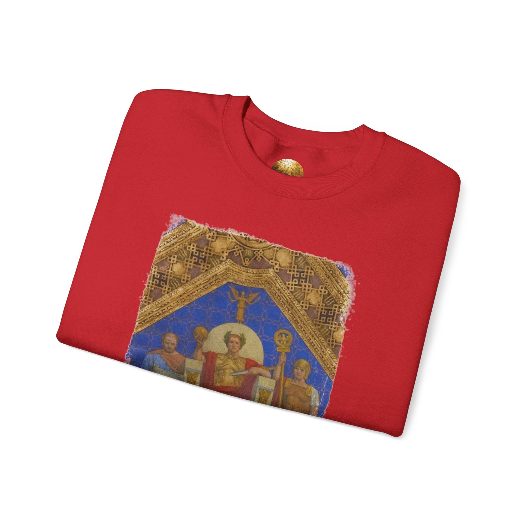 Imperial Throne Art Sweatshirt - Eternal Ruler Design | Constantine Graphics