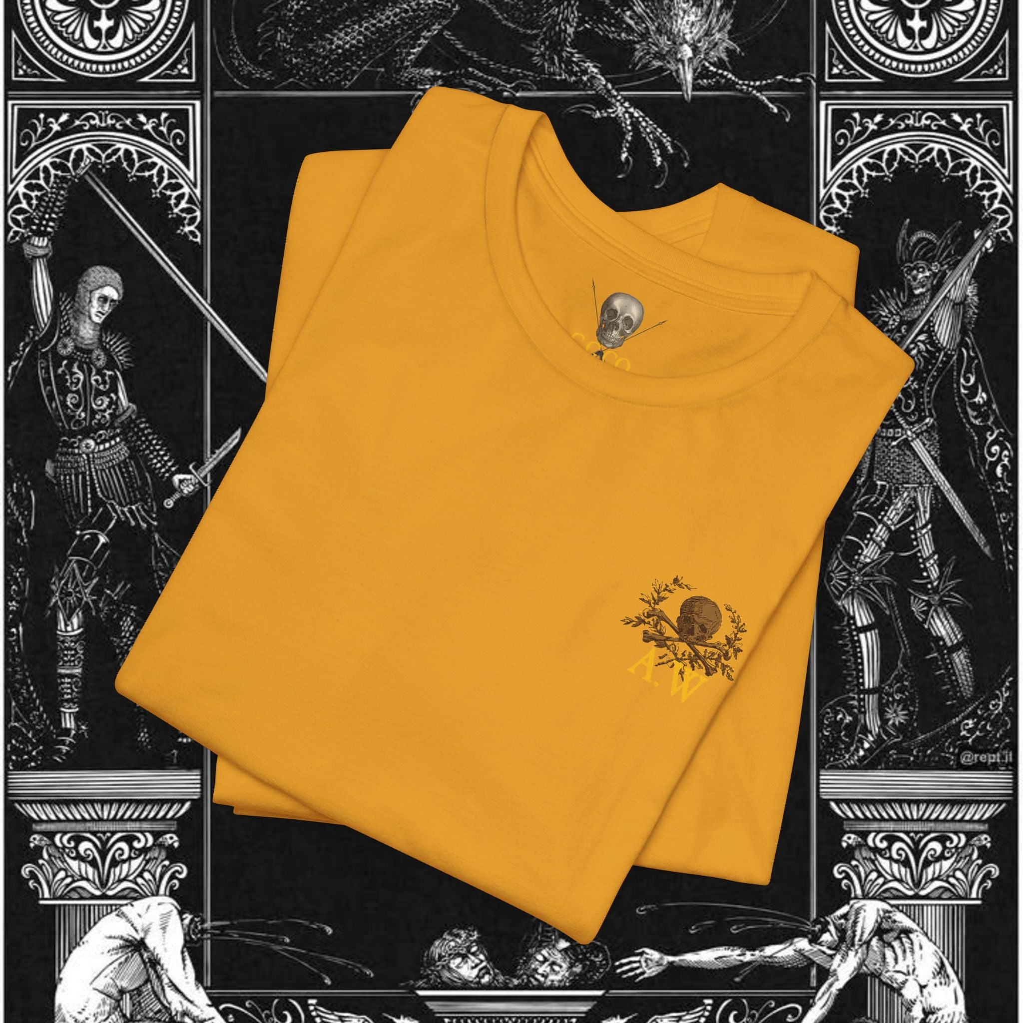 The Samurai's Vengeance Medieval Fantasy Graphic Shirt