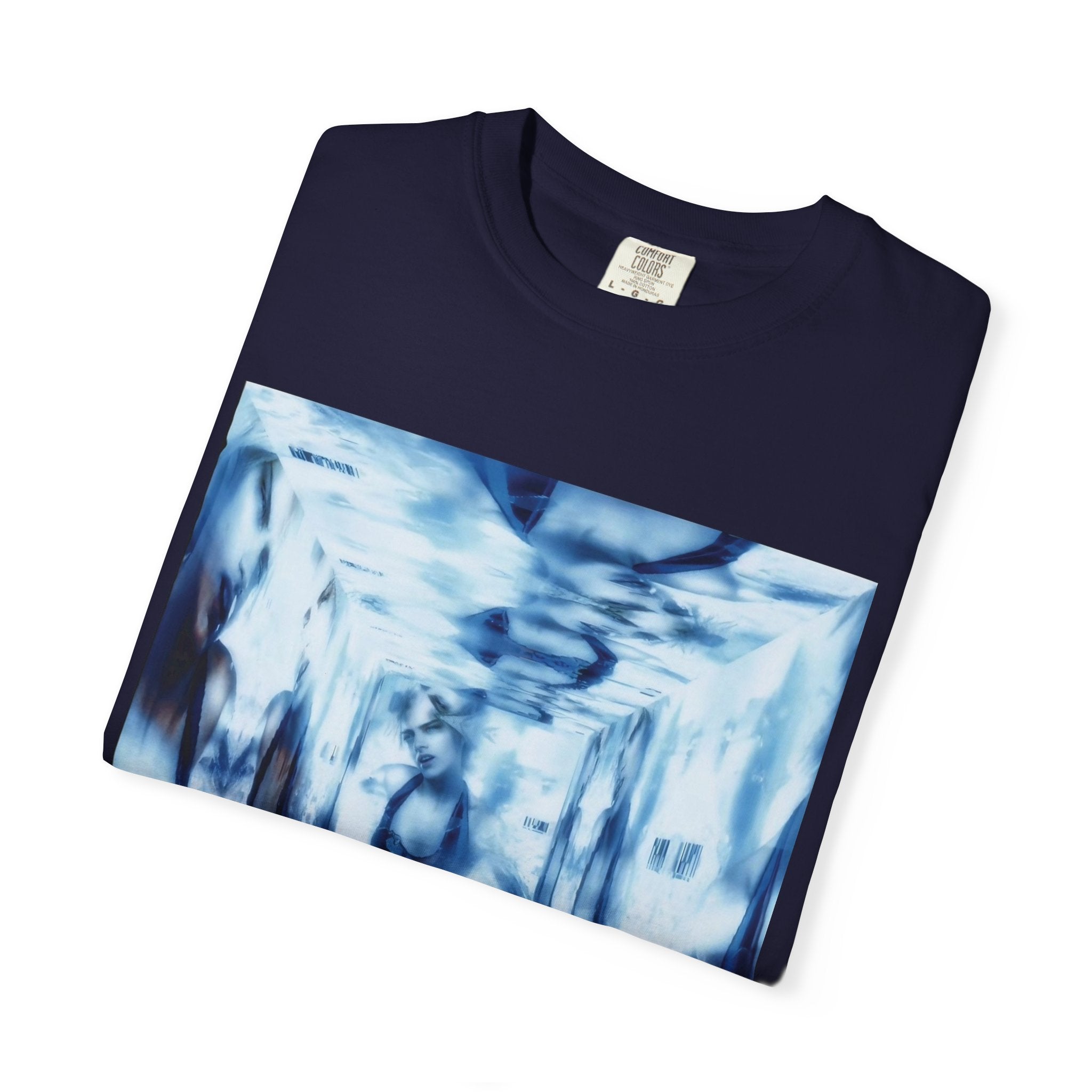 Enter the CyberVerse Y2K Graphic T-Shirt