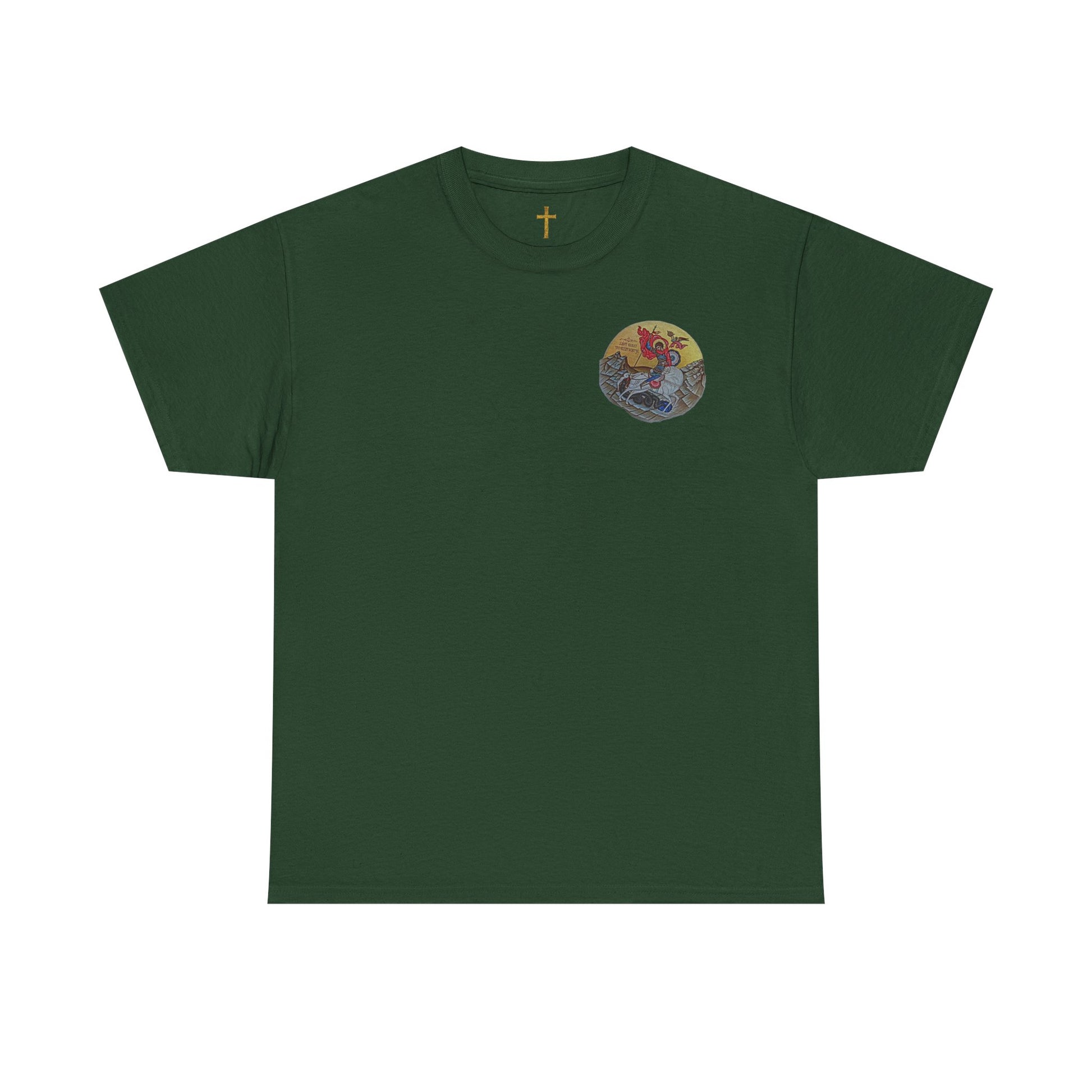 George the Dragon Slayer Graphic T-Shirt, Unisex Heavy Cotton Shirt