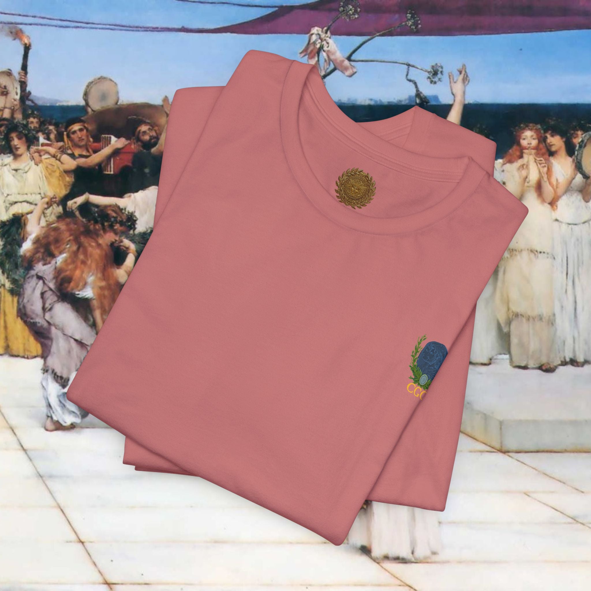 Roman Warrior Plumed Helmet Cameo T-Shirt