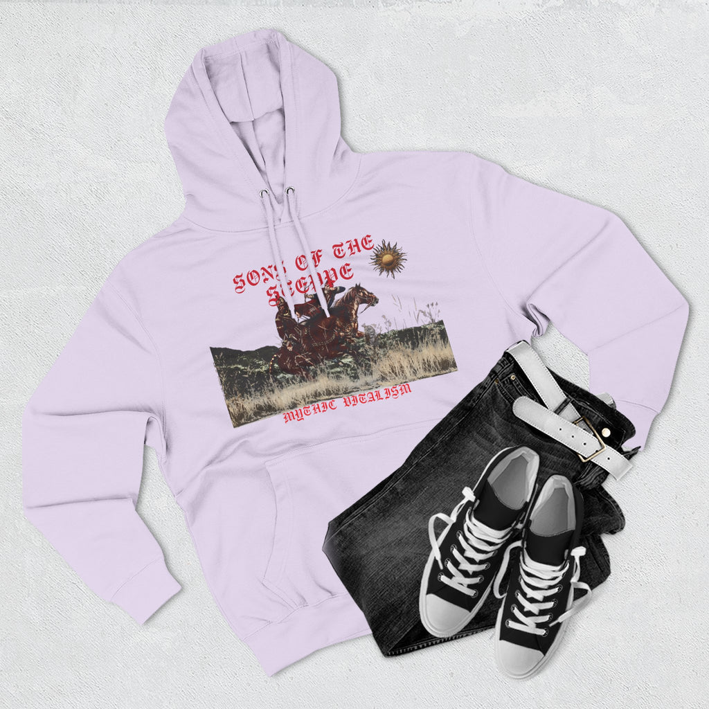 Son of the Steppe Fleece Medieval Graphic Hoodie