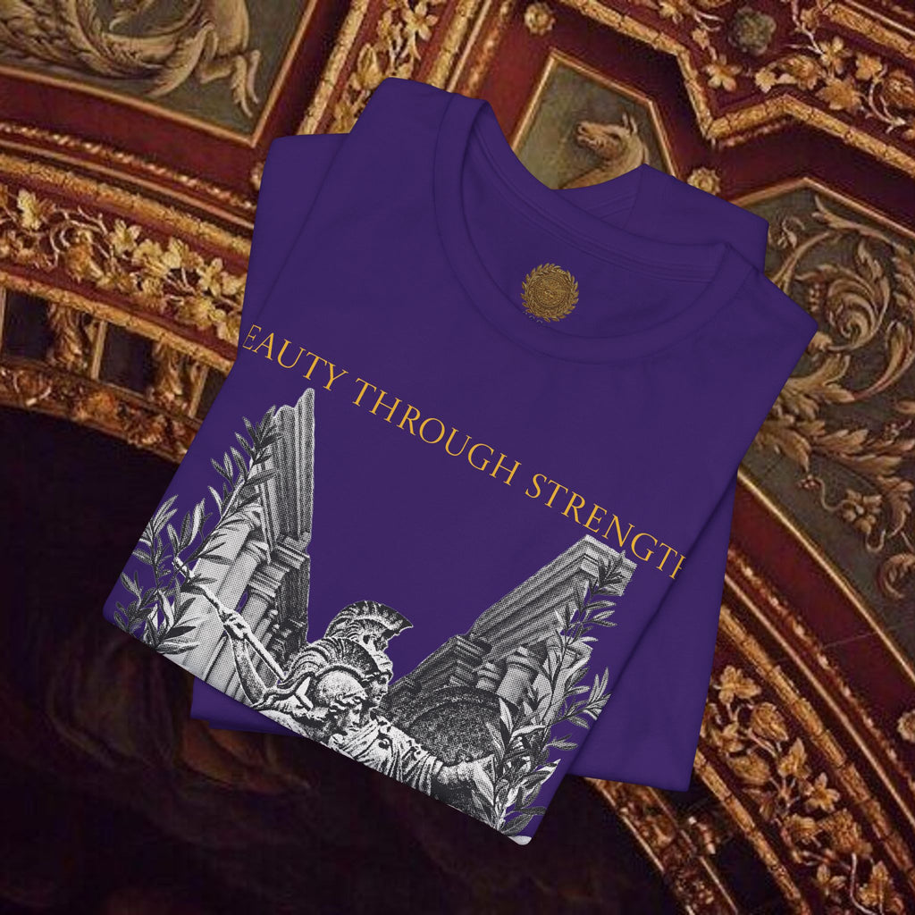 The Goddess's Protection Classically-Inspired Cotton Graphic T Shirt