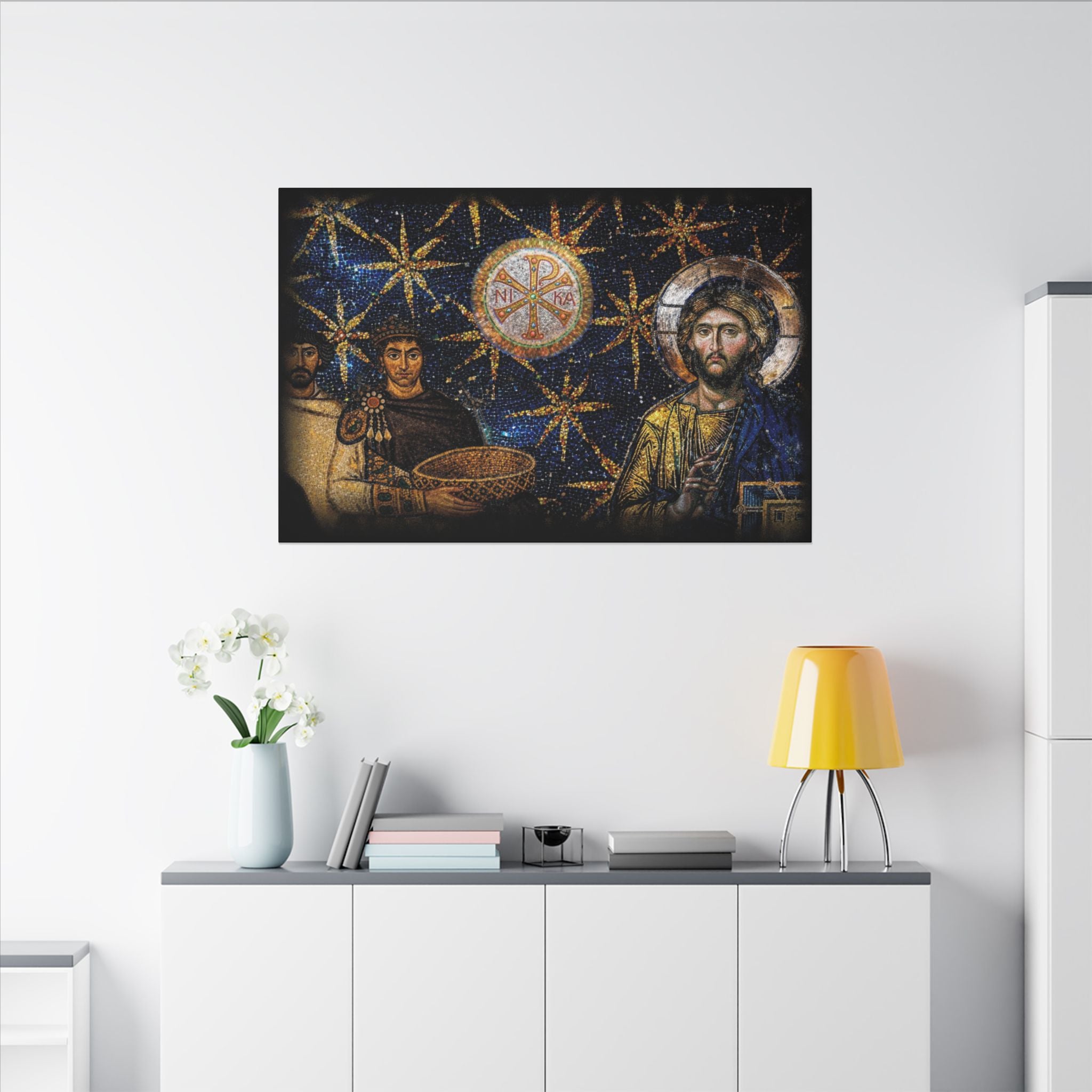Justinian's Glory Byzantine Late Roman Inspired Matte Canvas, Stretched, (Multi-Size)