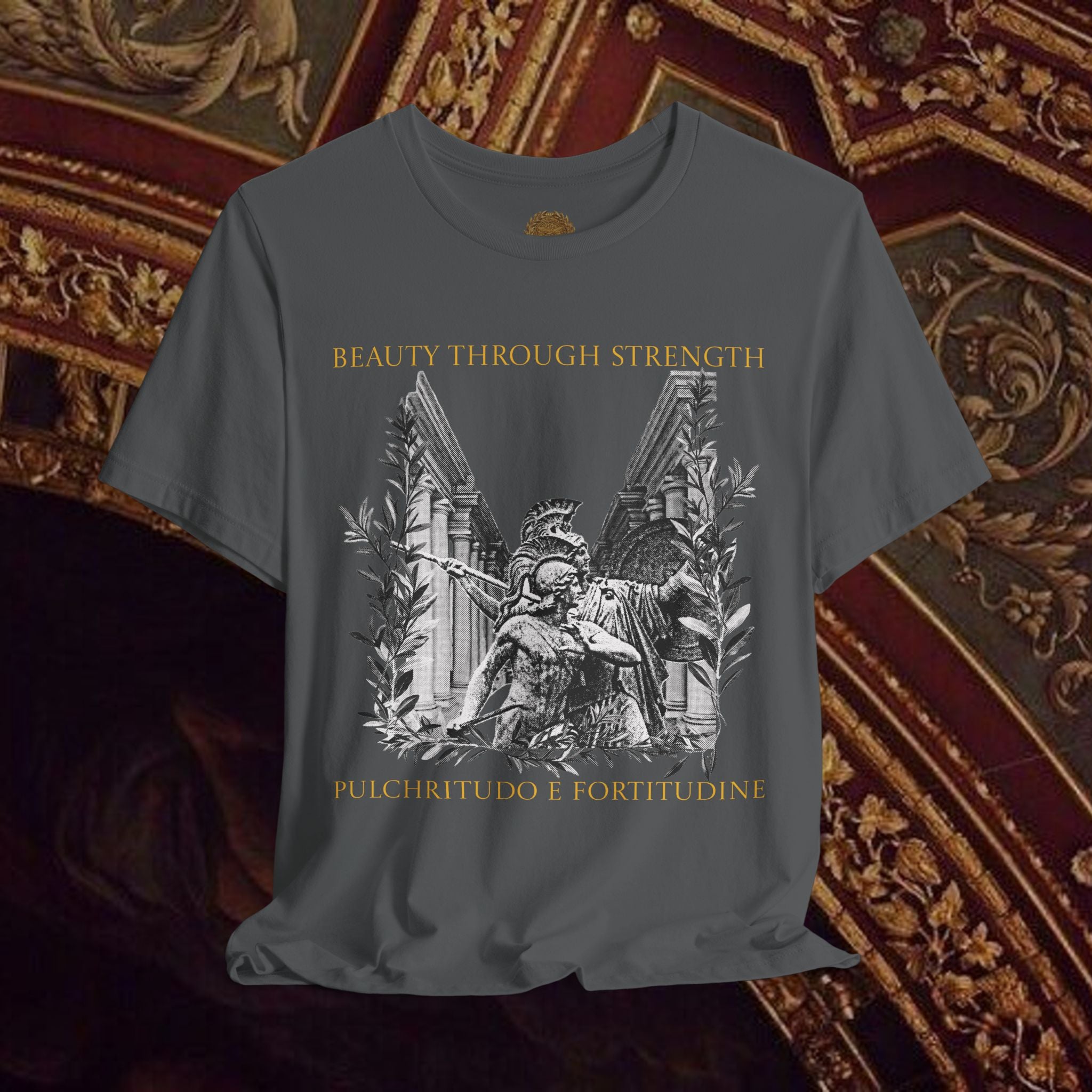 The Goddess's Protection Classically-Inspired Cotton Graphic T Shirt