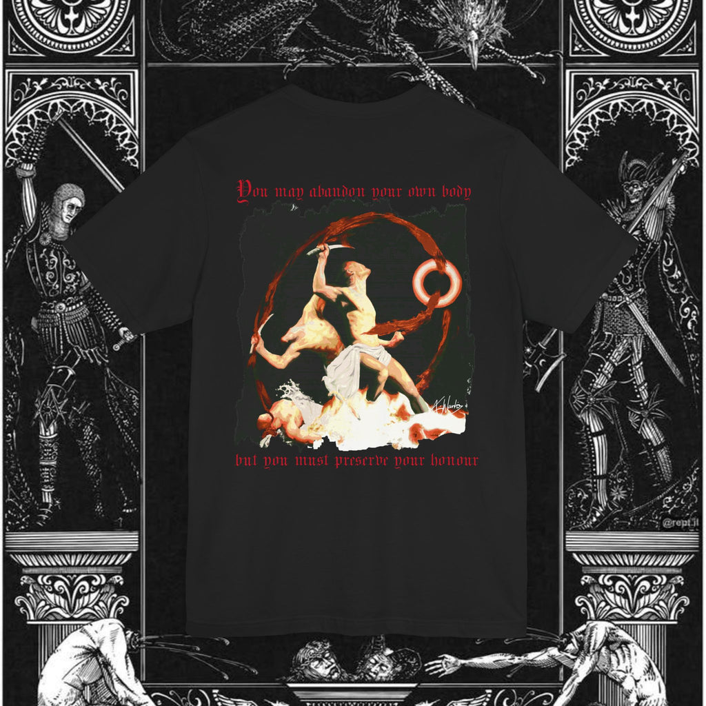 The Samurai's Vengeance Medieval Fantasy Graphic Shirt