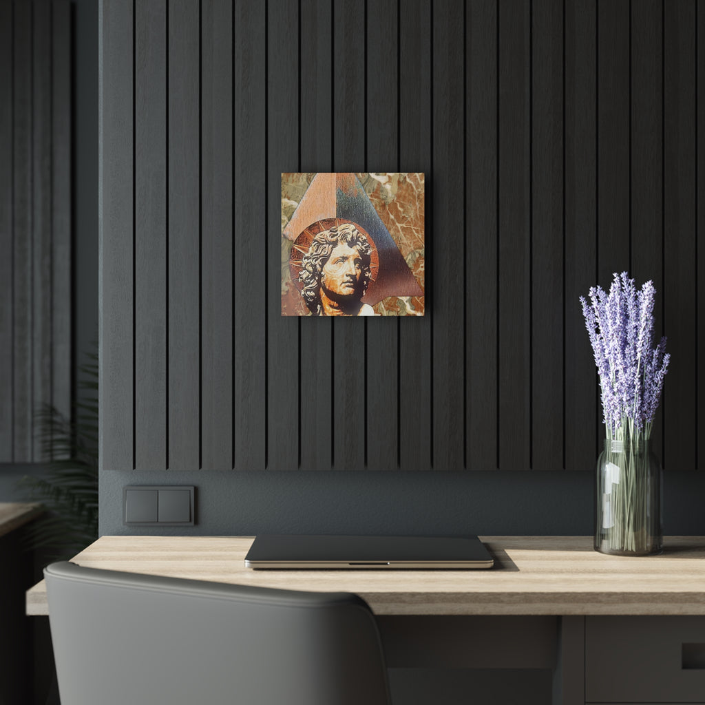 Alexander The Great In Egypt Pyramid Acrylic Print