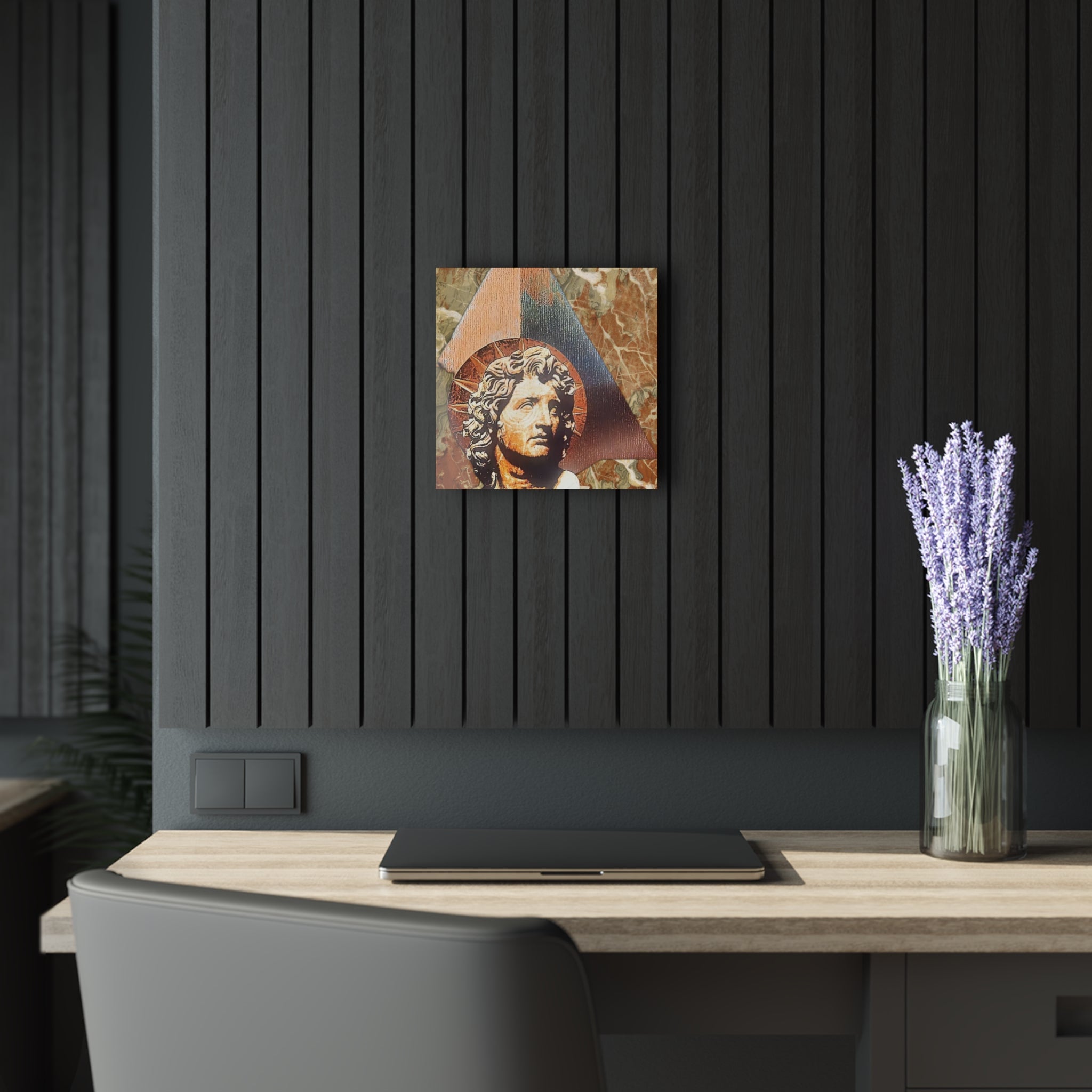 Alexander The Great In Egypt Pyramid Acrylic Print