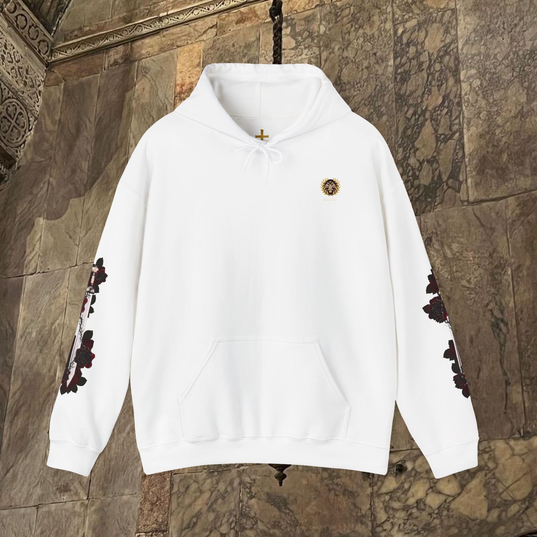 The Last Great Emperor Byzantine Inspired Graphic Hoodie Back Version
