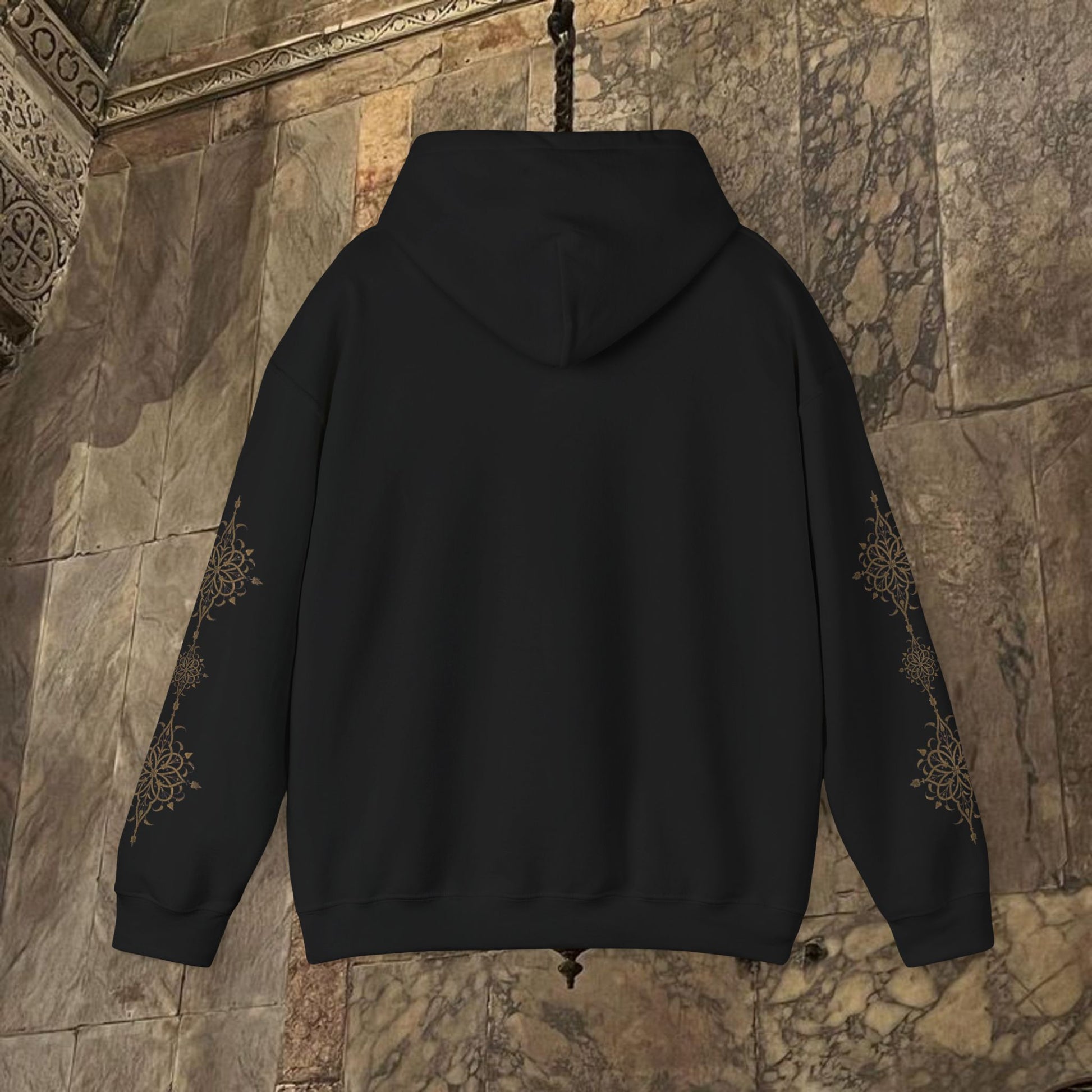 Byzantine Icon Art Hoodie - Divine Sacred Figure