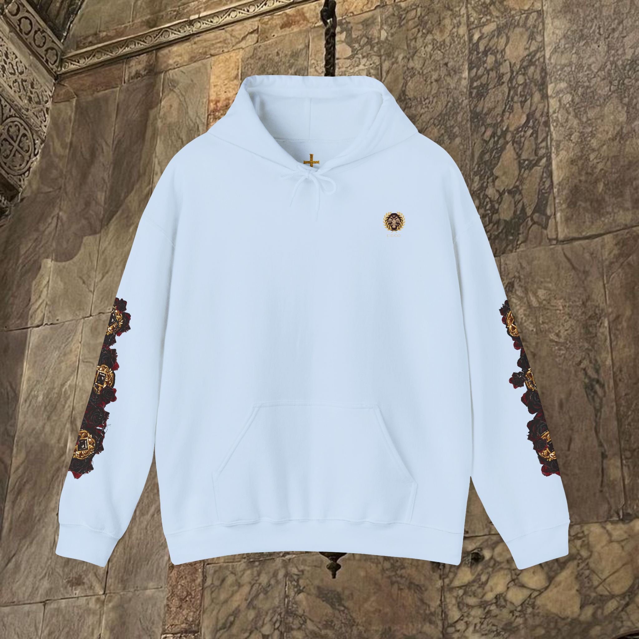 The Kings Fate Byzantine Inspired Graphic Hoodie Back Version